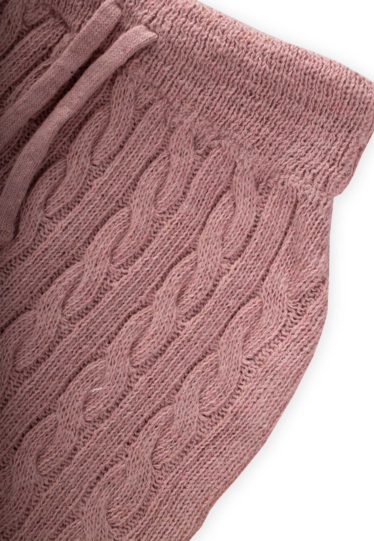 CigitSaç Örgü Triko Pantolon 1-5 Yaş PUDRA PEMBE