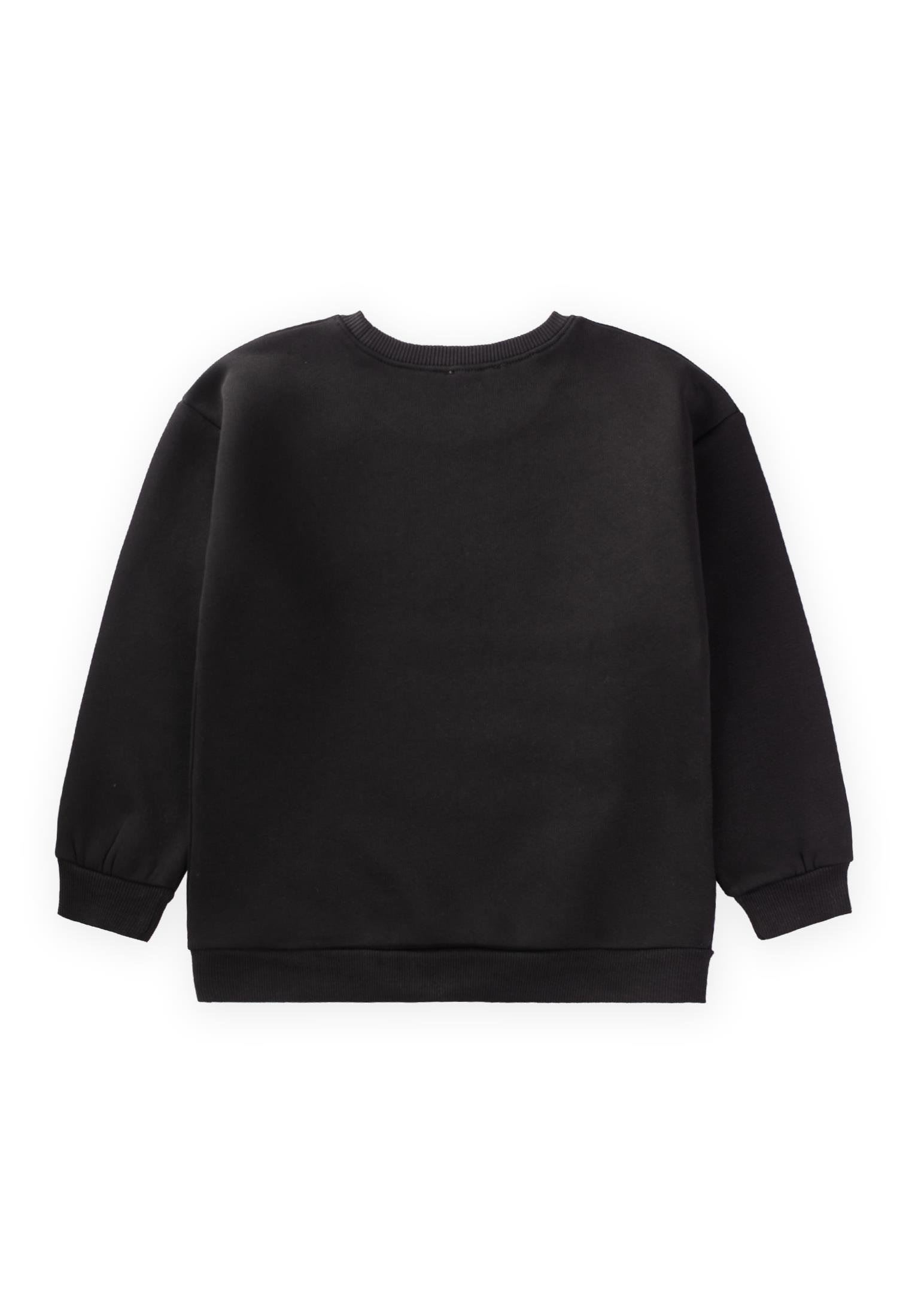 CigitAmazıng Baskılı Sweatshırt 3-10 Yaş SİYAH