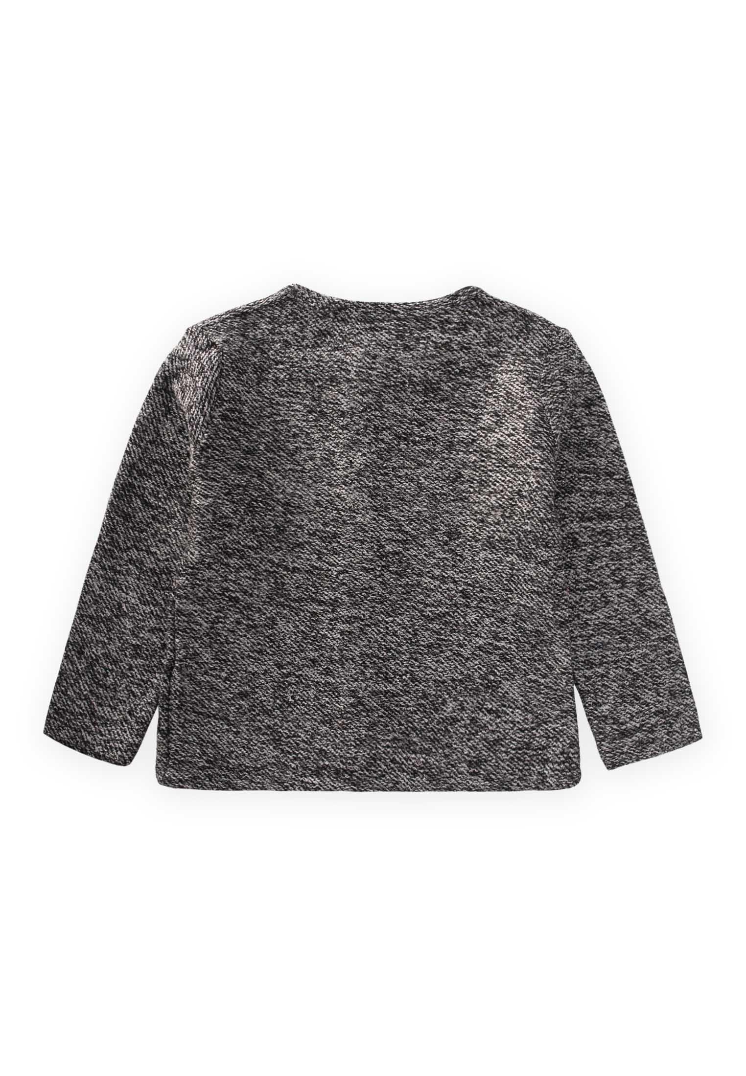 CigitKırçıllı Kız Hırka 3-8 Yaş ANTRASİT MELANJ