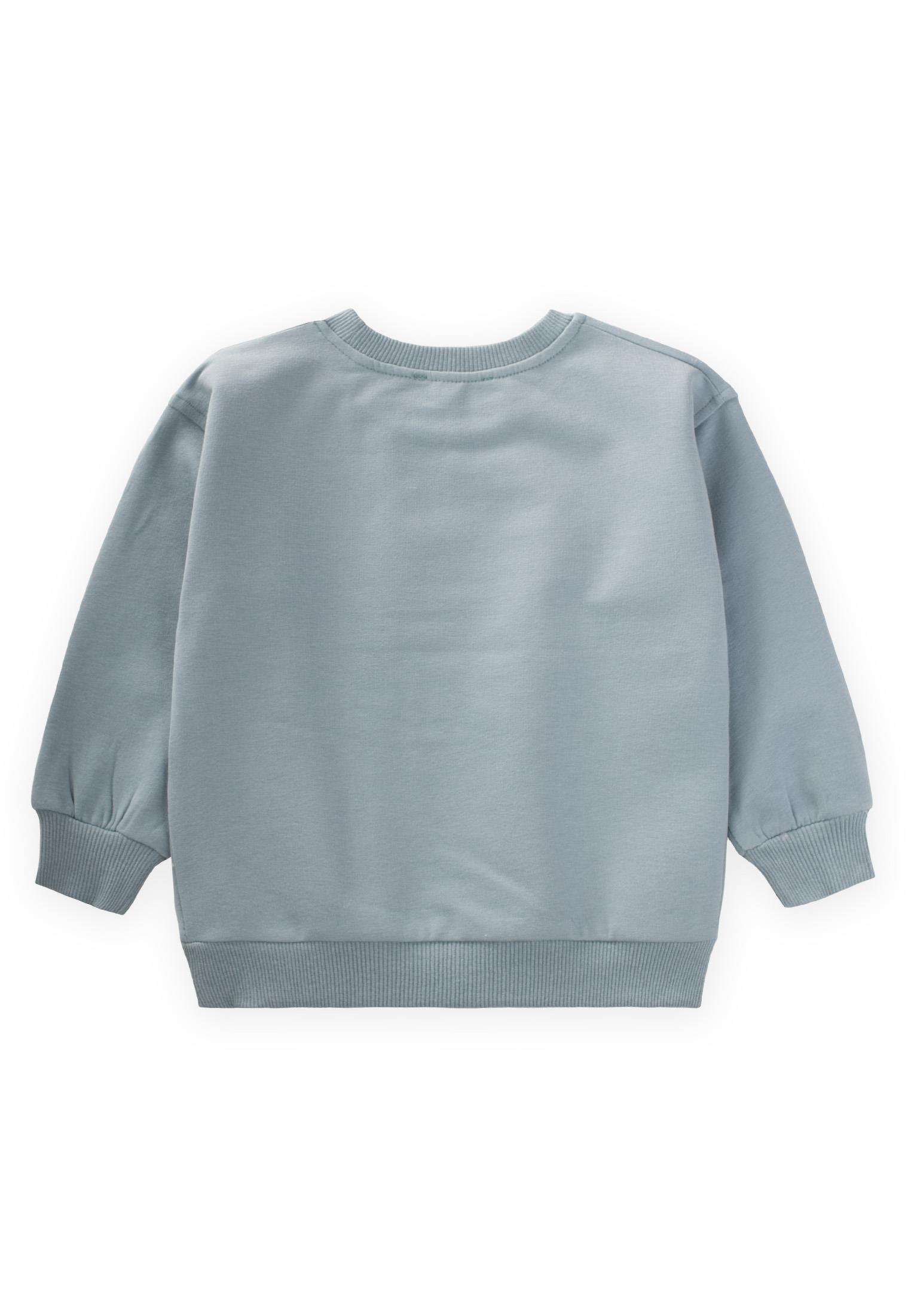 CigitPolice Baskılı Sweatshırt 1-7 Yaş MİNT YEŞİLİ