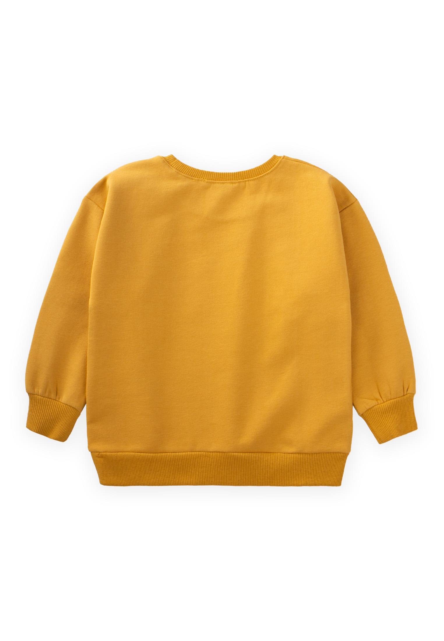 CigitFil Baskılı Sweatshırt 1-5 Yaş HARDAL SARI