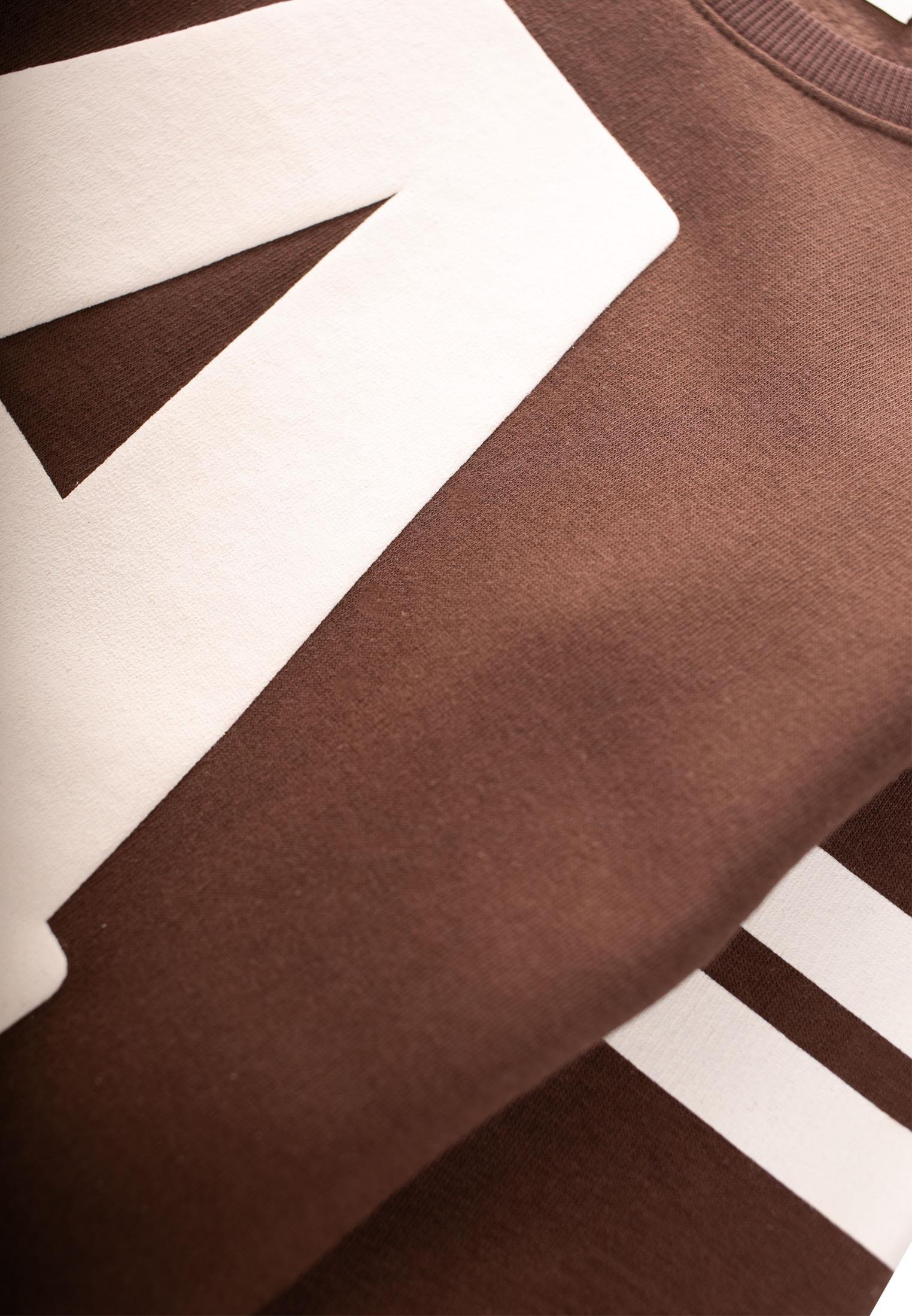 CigitA Baskılı Sweatshırt 2-10 Yaş KAHVE