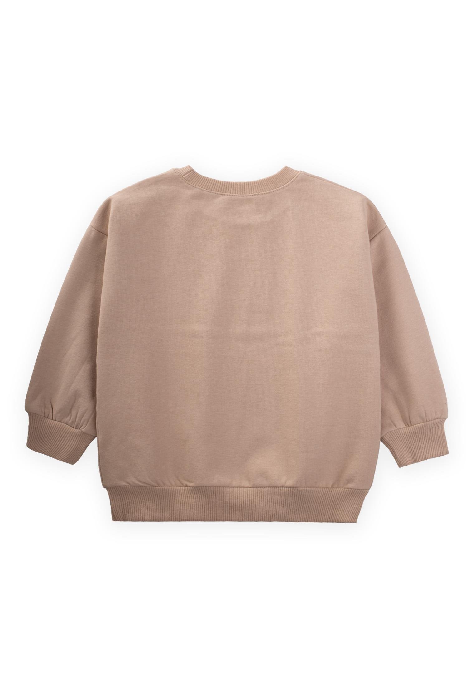 CigitPalamut Baskılı Sweatshırt 1-7 Yaş BEJ
