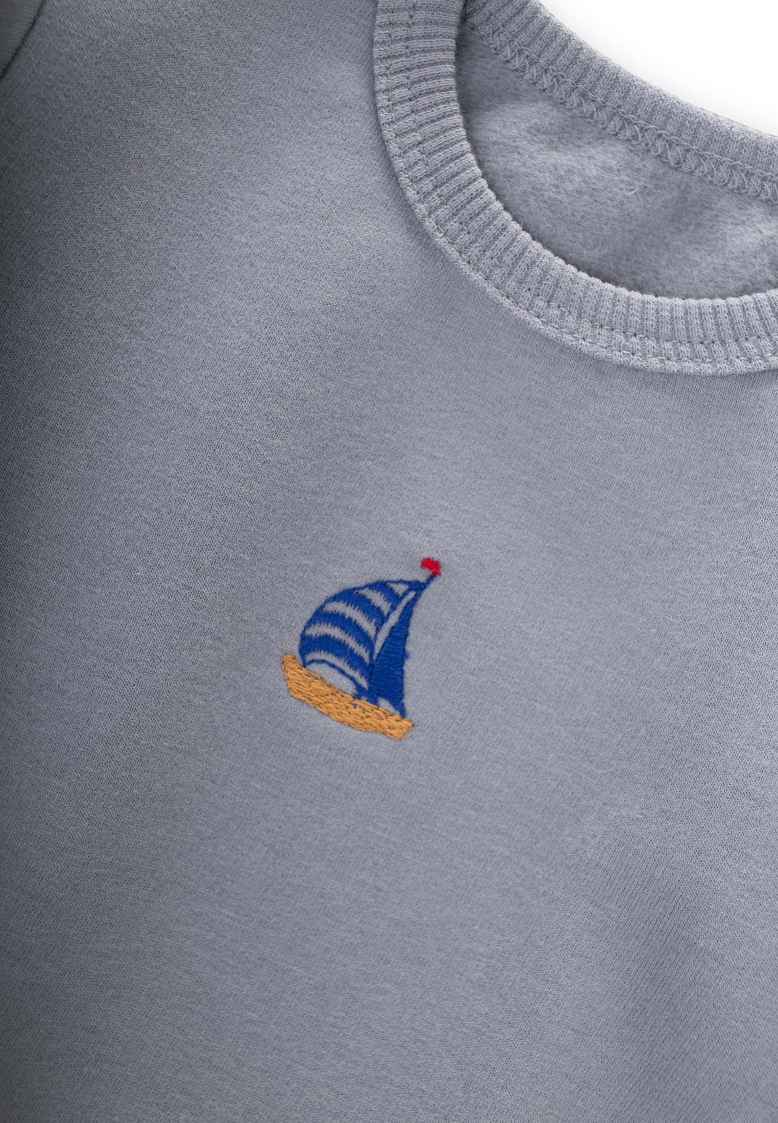 CigitYelken Nakışlı Sweatshırt Takım 0-2 Yaş MİNT YEŞİLİ