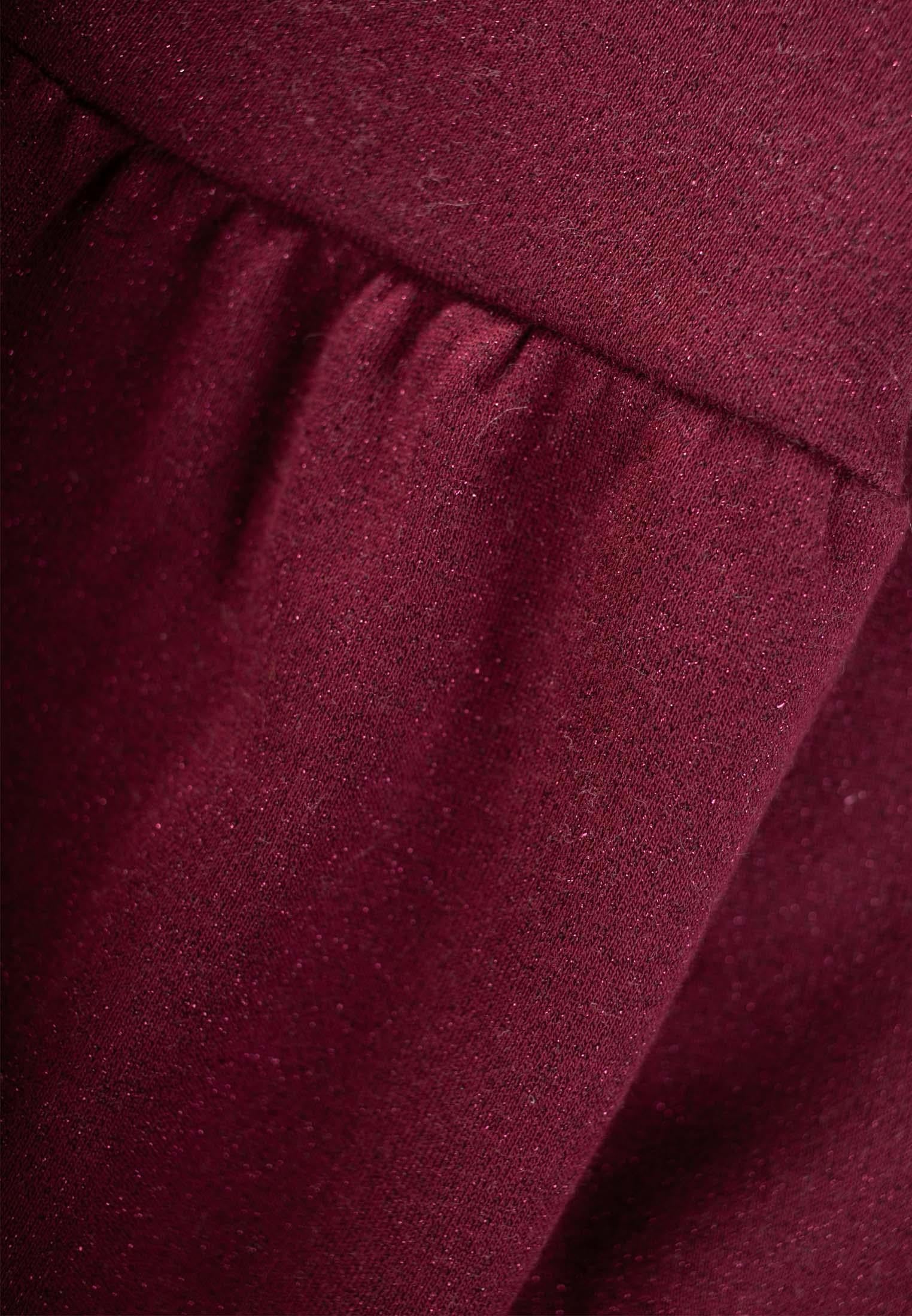 CigitSimli Kulaklı Sweatshırt Takım 2-7 Yaş BORDO