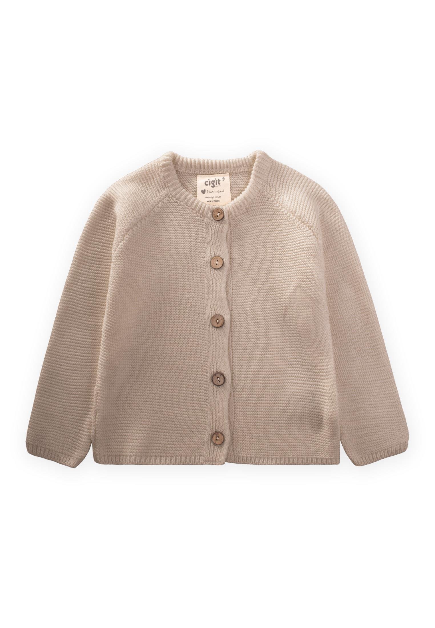 CigitLinks Triko Hırka 1-8 Yaş A. BEJ