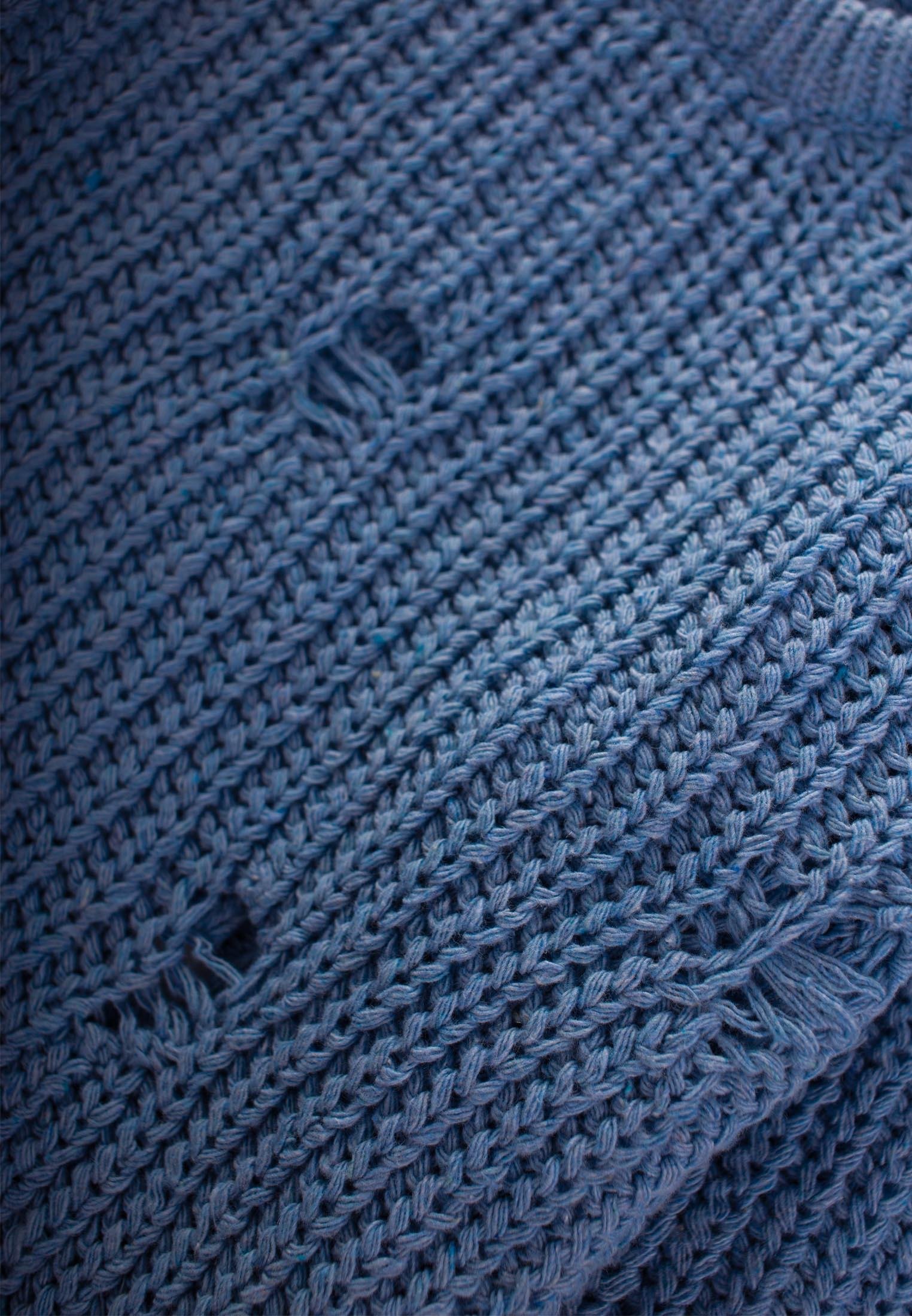 CigitSelanik Triko Kazak 2-8 Yaş İNDİGO MAVİ