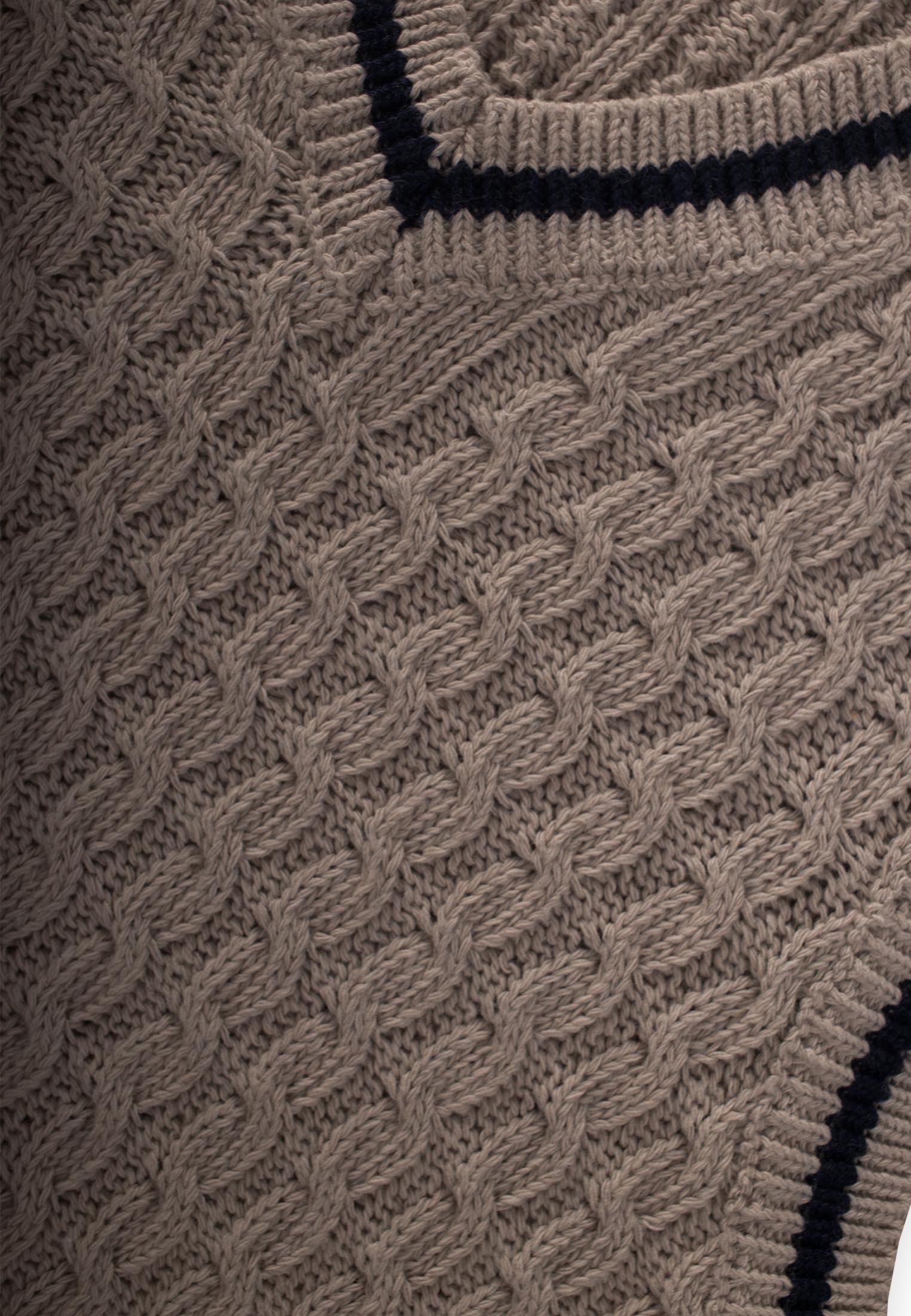 CigitSaş Örgü Triko Süeter 3-9 Yaş BEJ