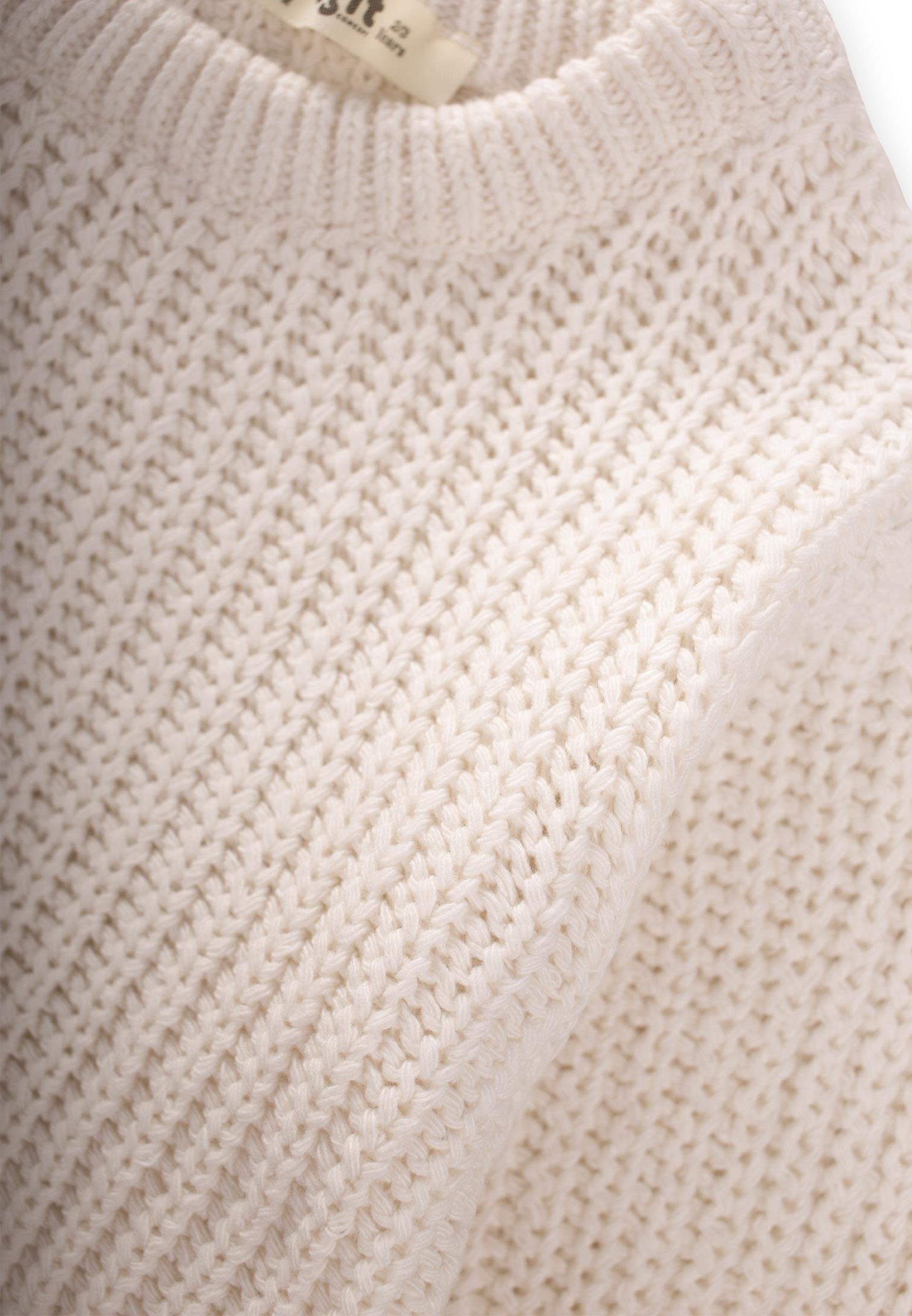 CigitBisiklet Yaka Selanik Triko Kazak 2-8 Yaş EKRU