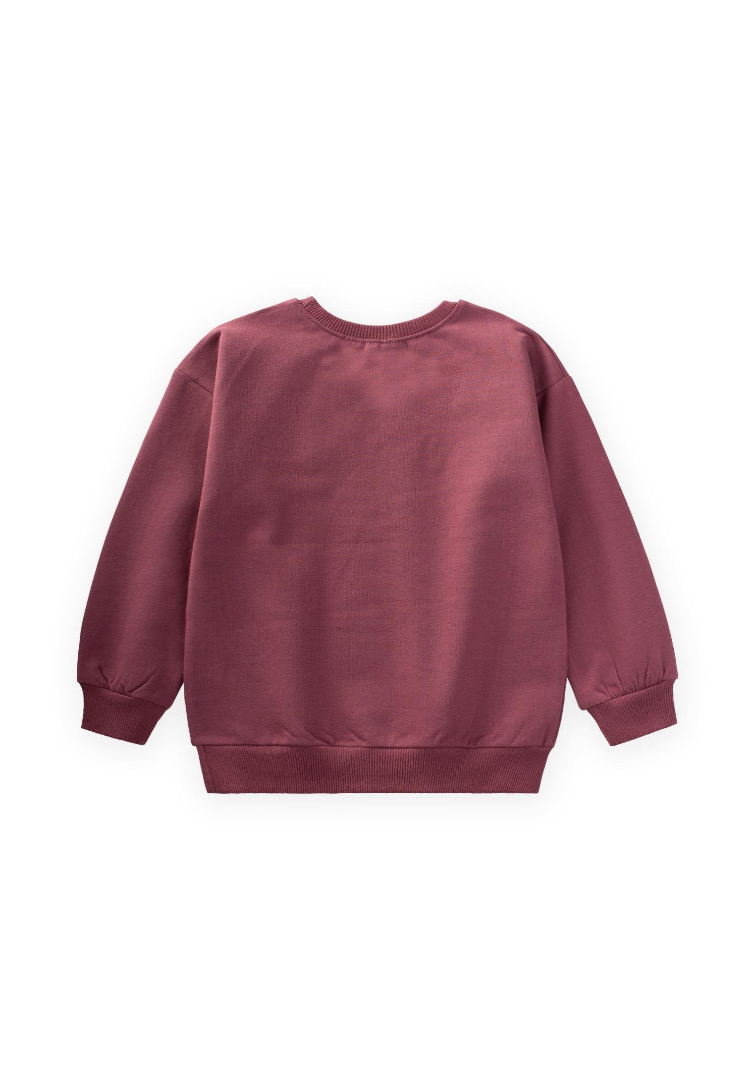 CigitÇiçek Nakışlı Sweatshırt 2-7 Yaş MÜRDÜM