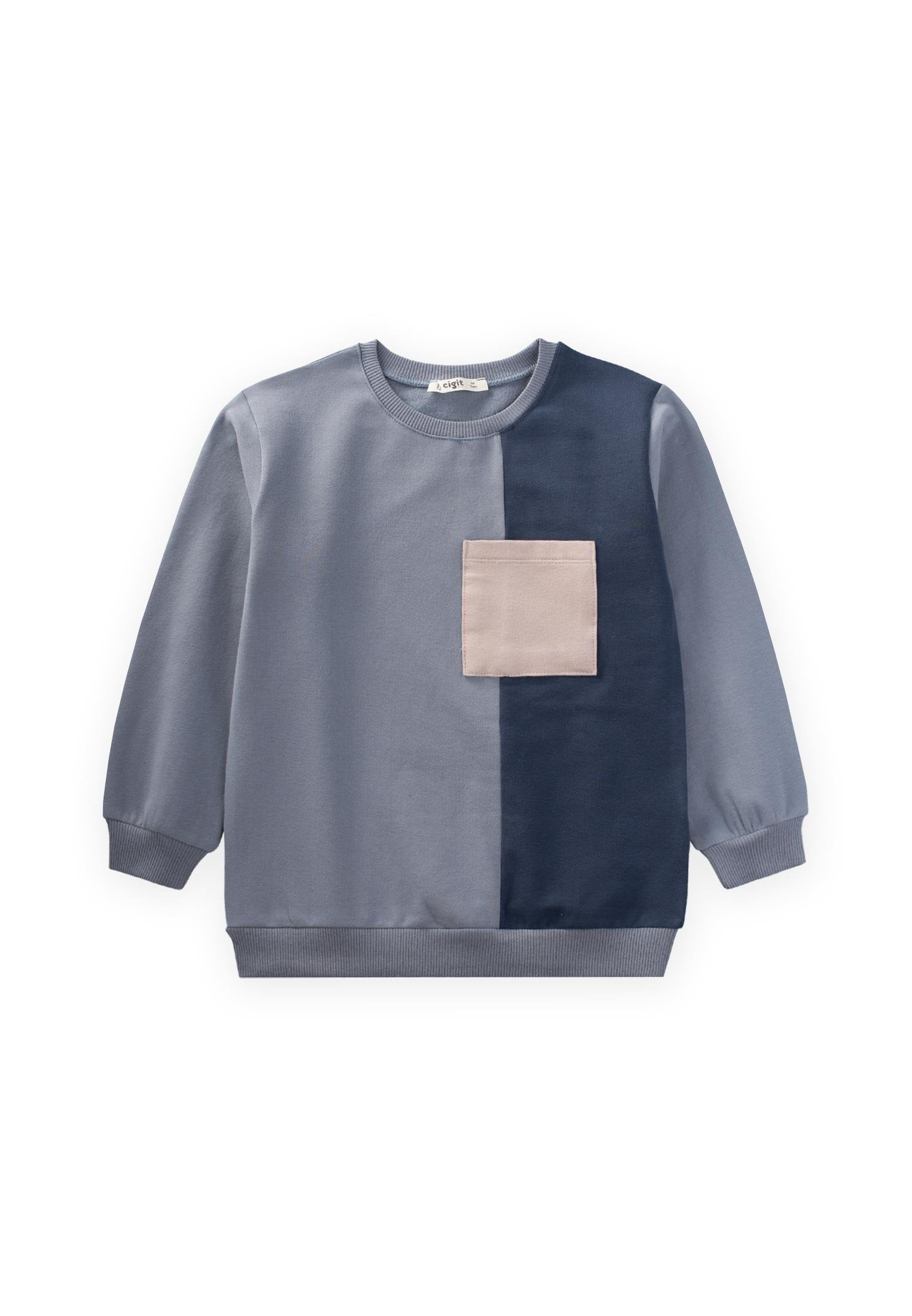 CigitSweatshirt 4-12 Yaş MİNT YEŞİLİ