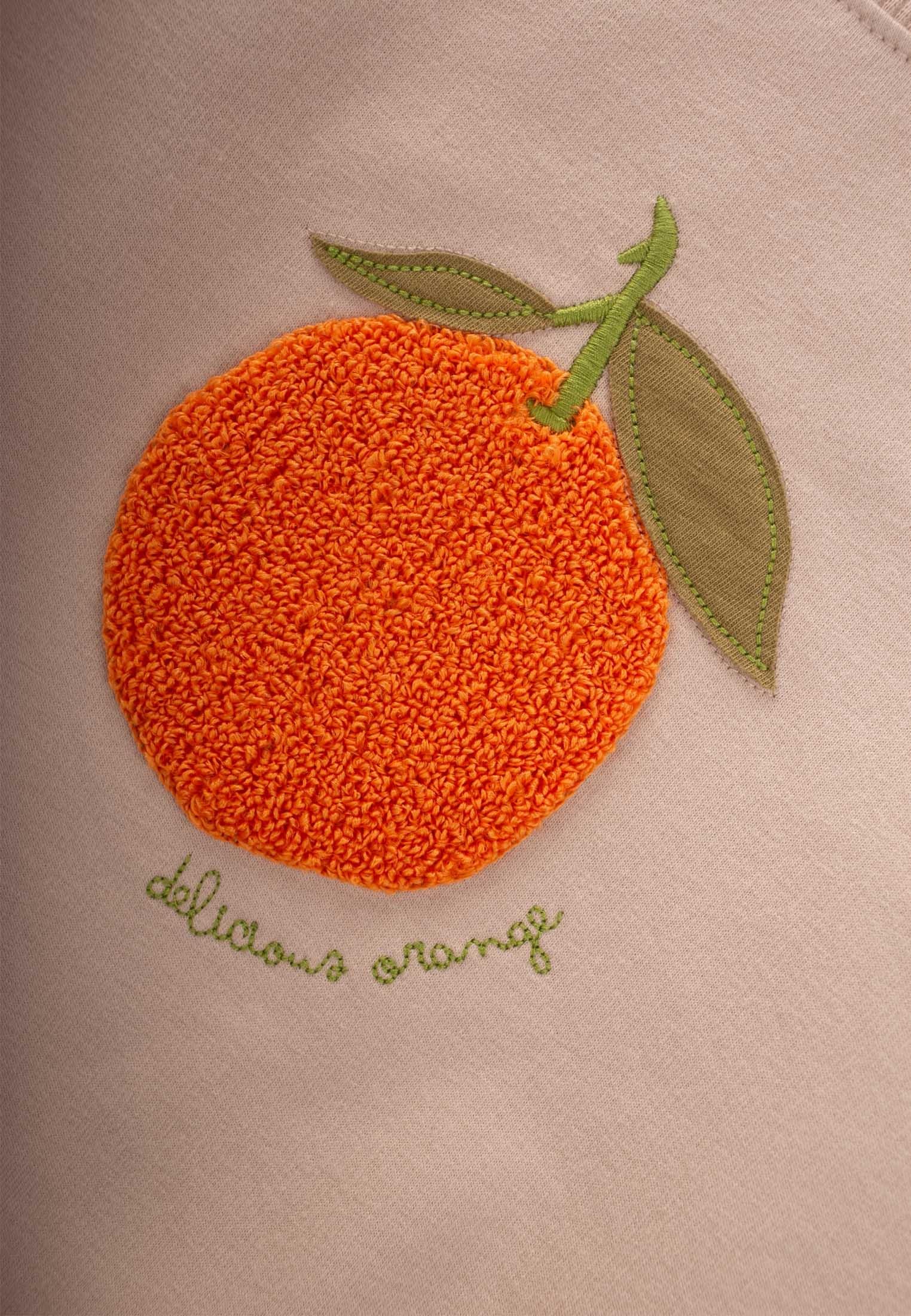 CigitSüzene Nakışlı Sweatshirt 1-7 Yaş BEJ