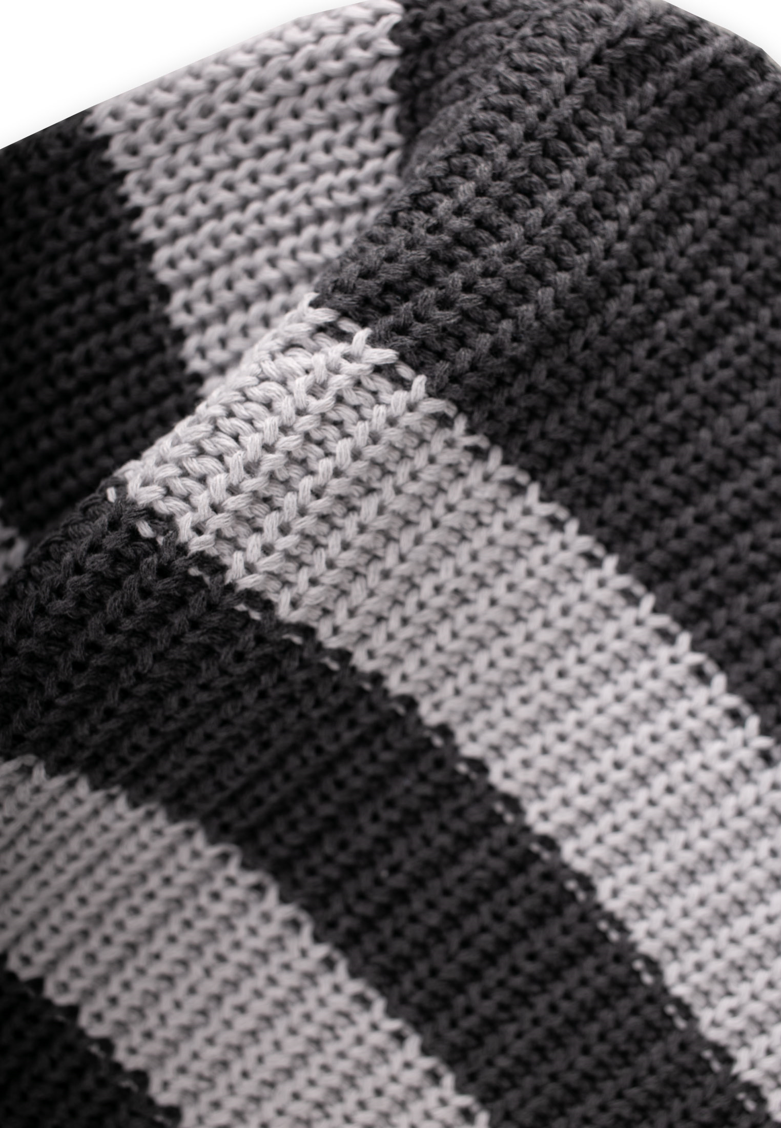 CigitSelanik Çizgili Triko Kazak 2-8 Yaş ANTRASİT