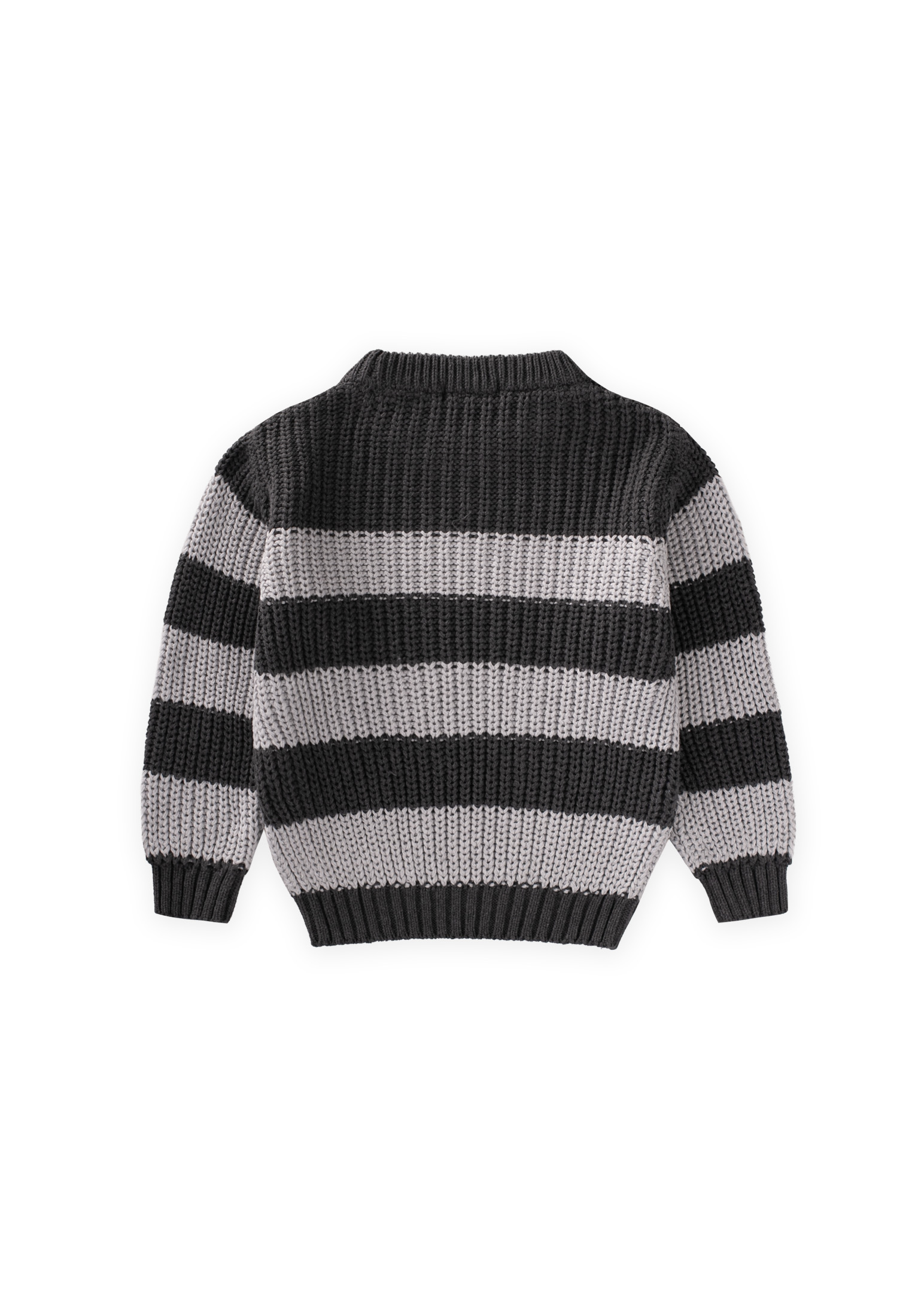 CigitSelanik Çizgili Triko Kazak 2-8 Yaş ANTRASİT