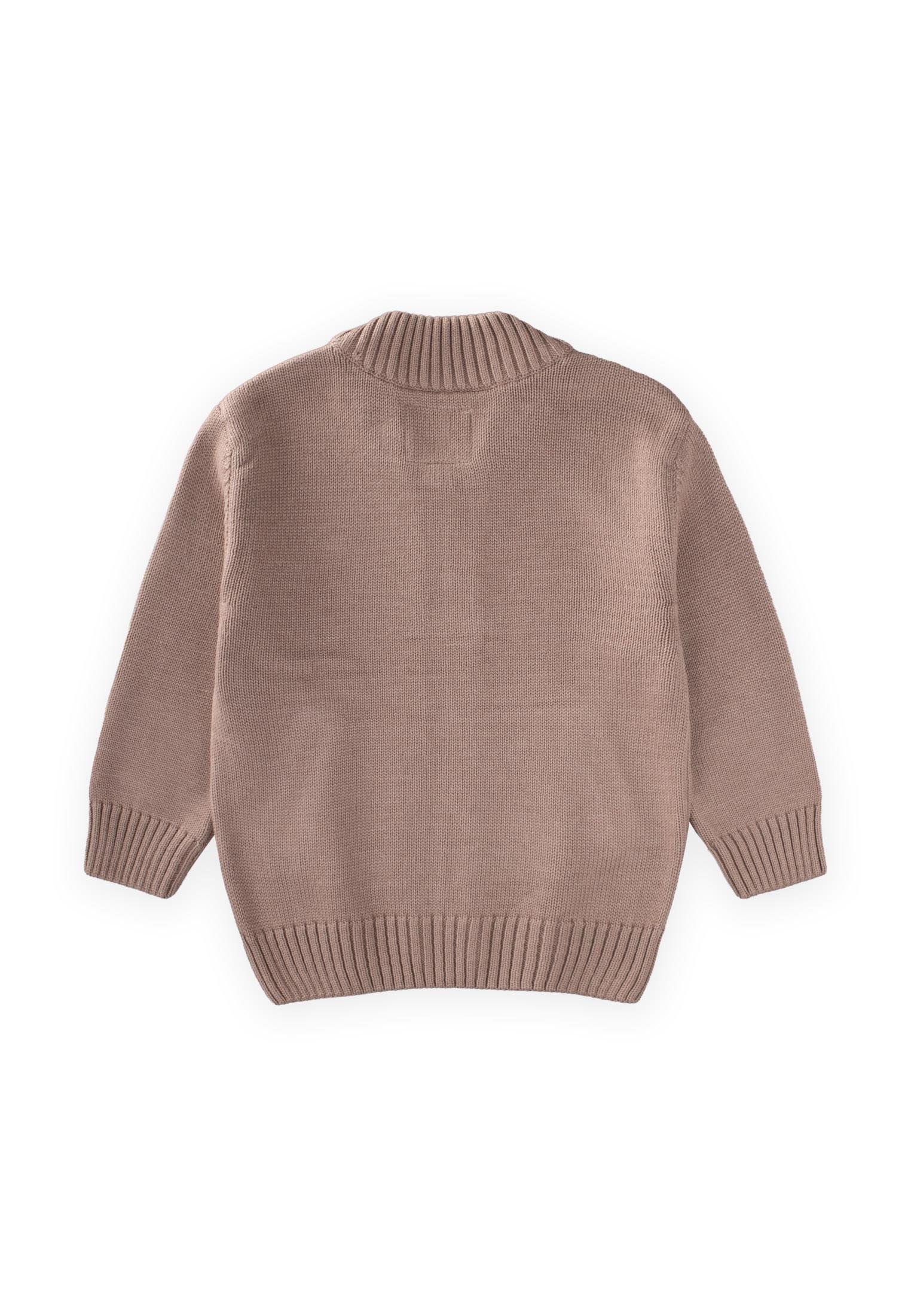 CigitTriko Cepli Hırka 2-11 Yaş BEJ