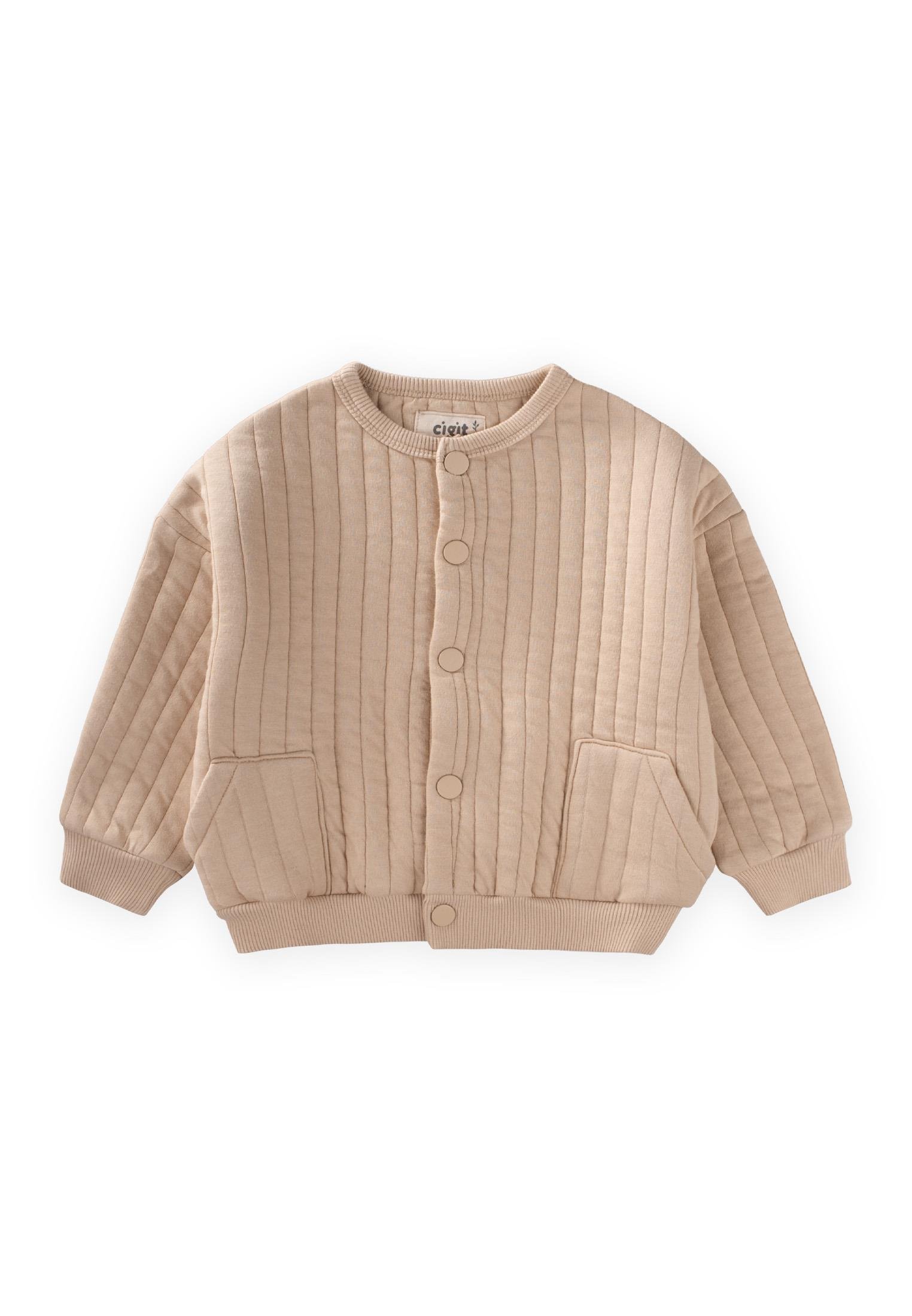 CigitKapitone Ceket 1-10 Yaş BEJ