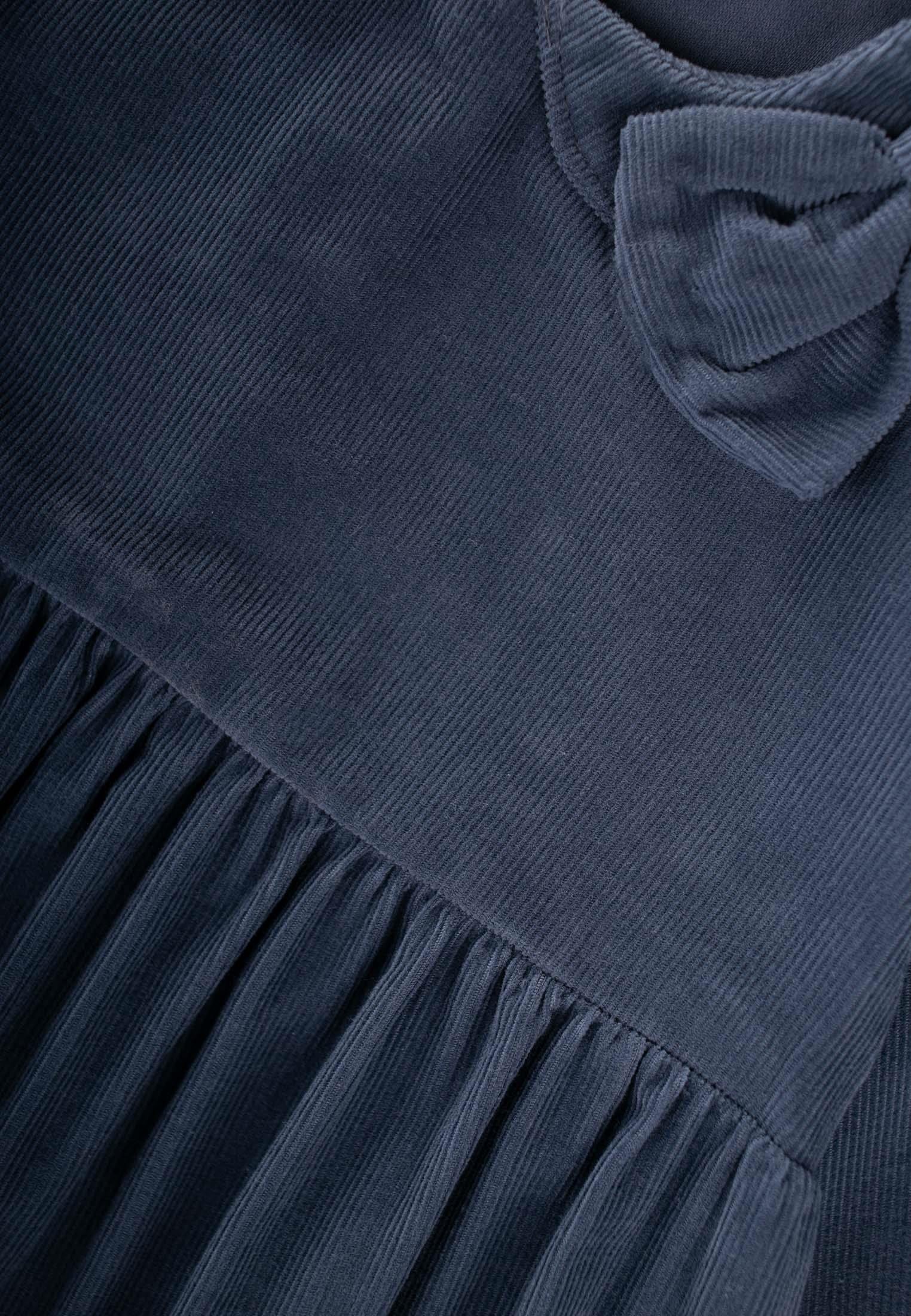 CigitKadife Elbise 1-8 Yaş LACİVERT