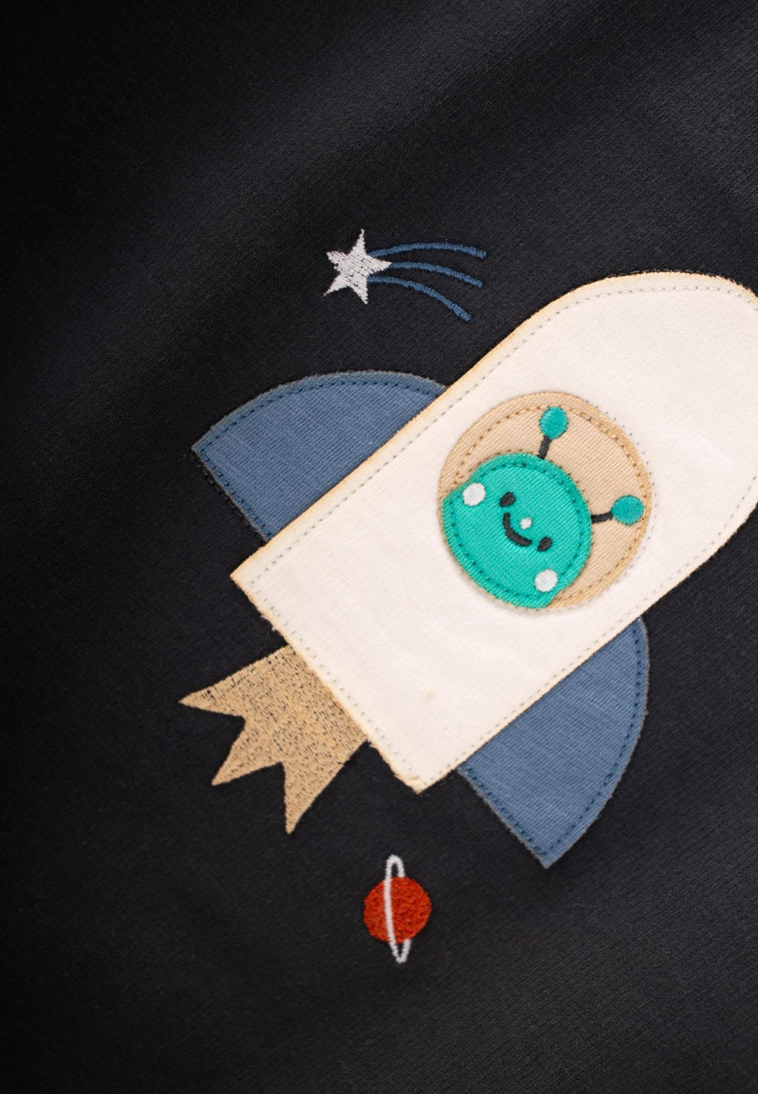 CigitRoket Aplikeli Sweatshırt Takım 1-6 Yaş ANTRASİT