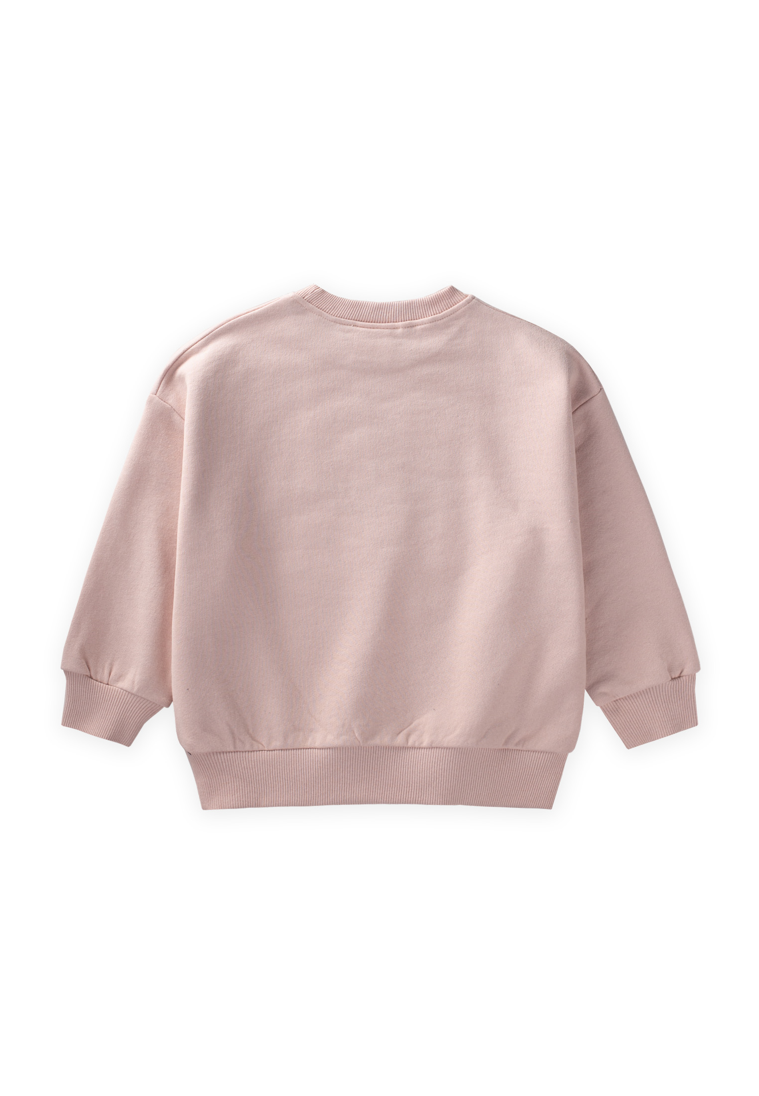 CigitPullu Ay Yıldız Nakışlı Sweatshirt 2-8 Yaş PUDRA PEMBE