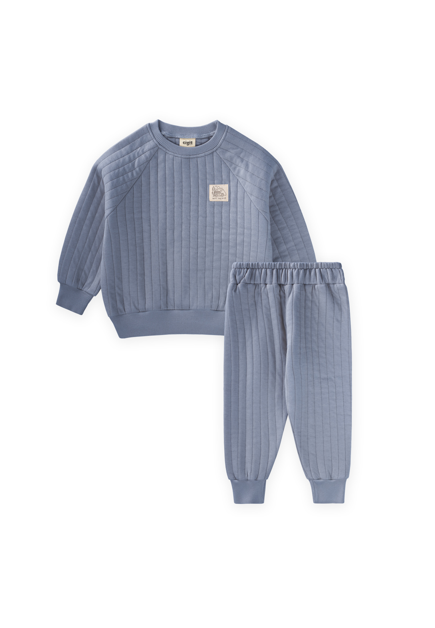 CigitKapitone Sweatshirt Takım 1-7 Yaş MİNT YEŞİLİ