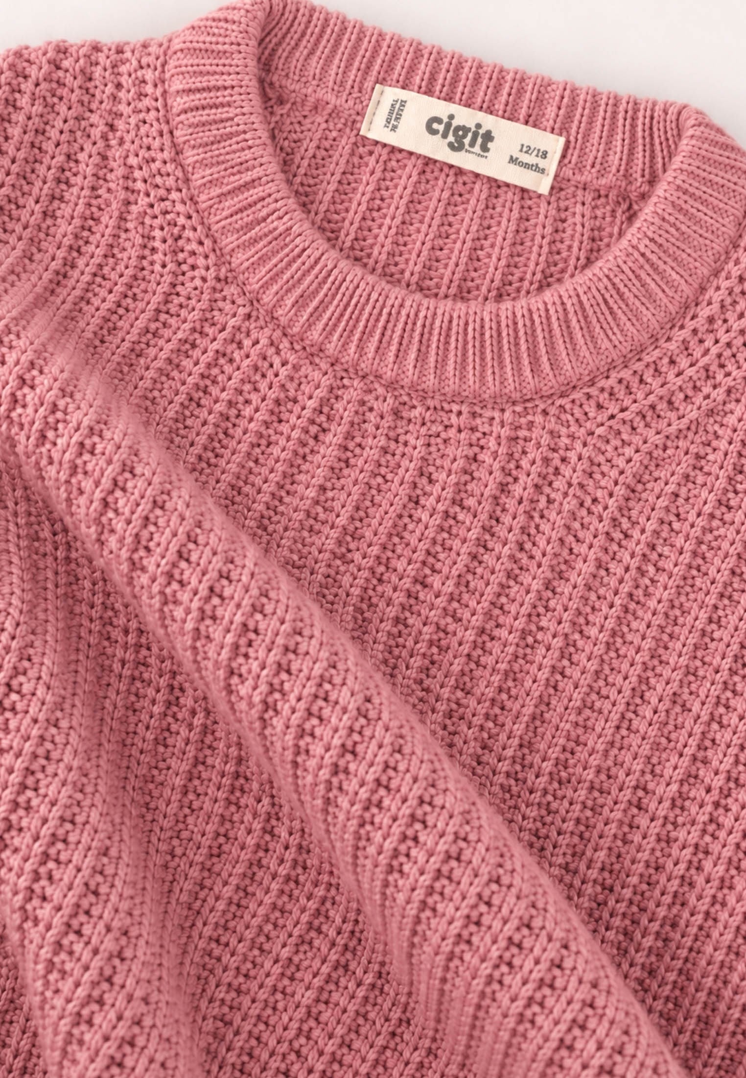 CigitSelanik Triko Takım 1-5 Yaş PUDRA PEMBE