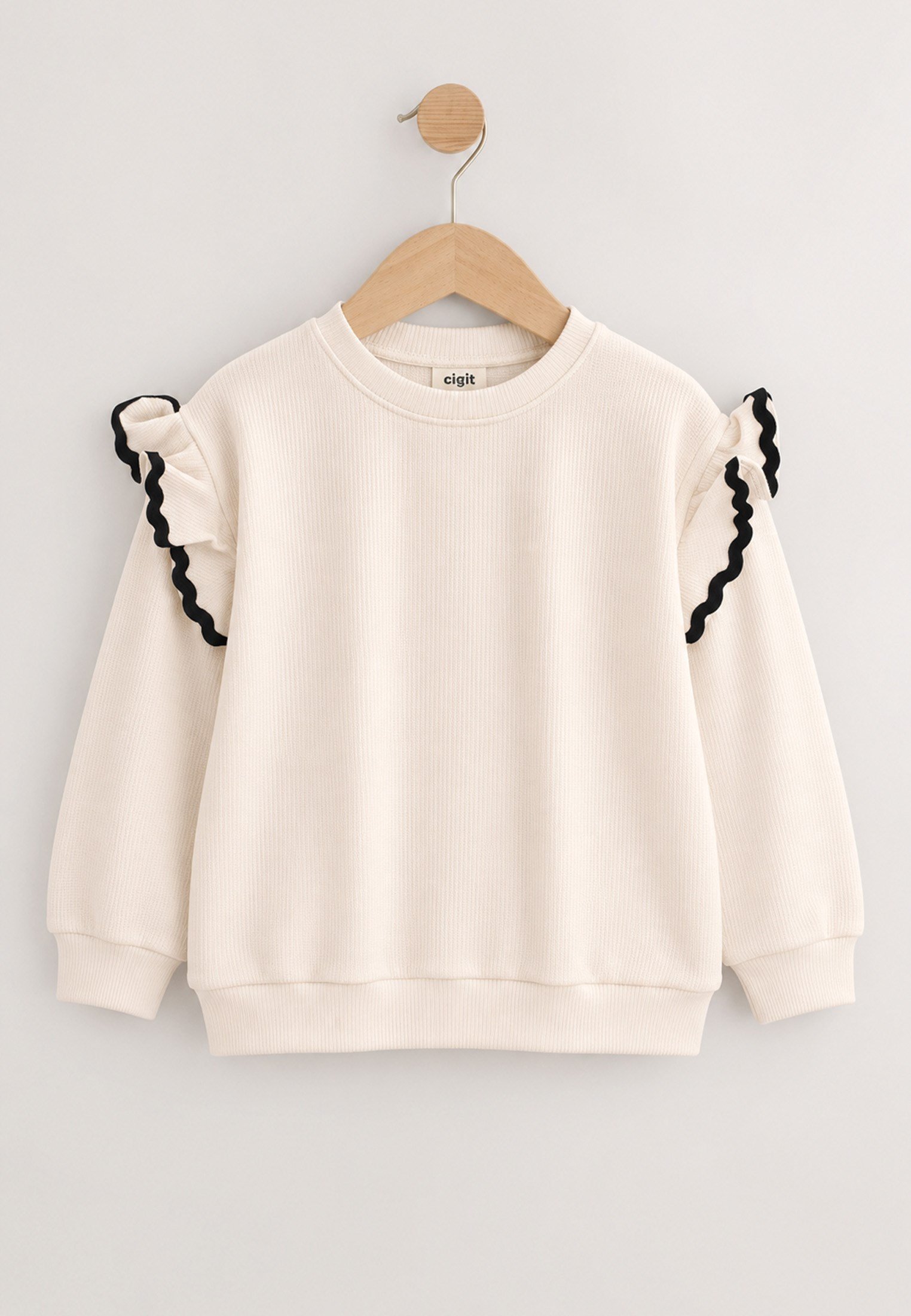 CigitSweatshirt 4-12 Yaş EKRU