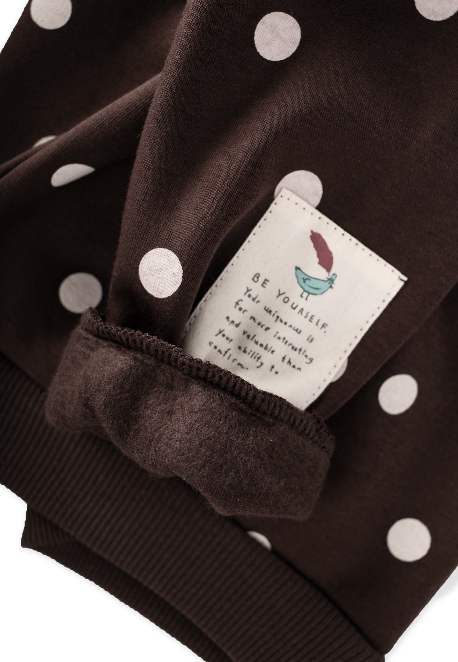 CigitDesenli Sweatshirt Takım 2-8 Yaş KAHVERENGİ