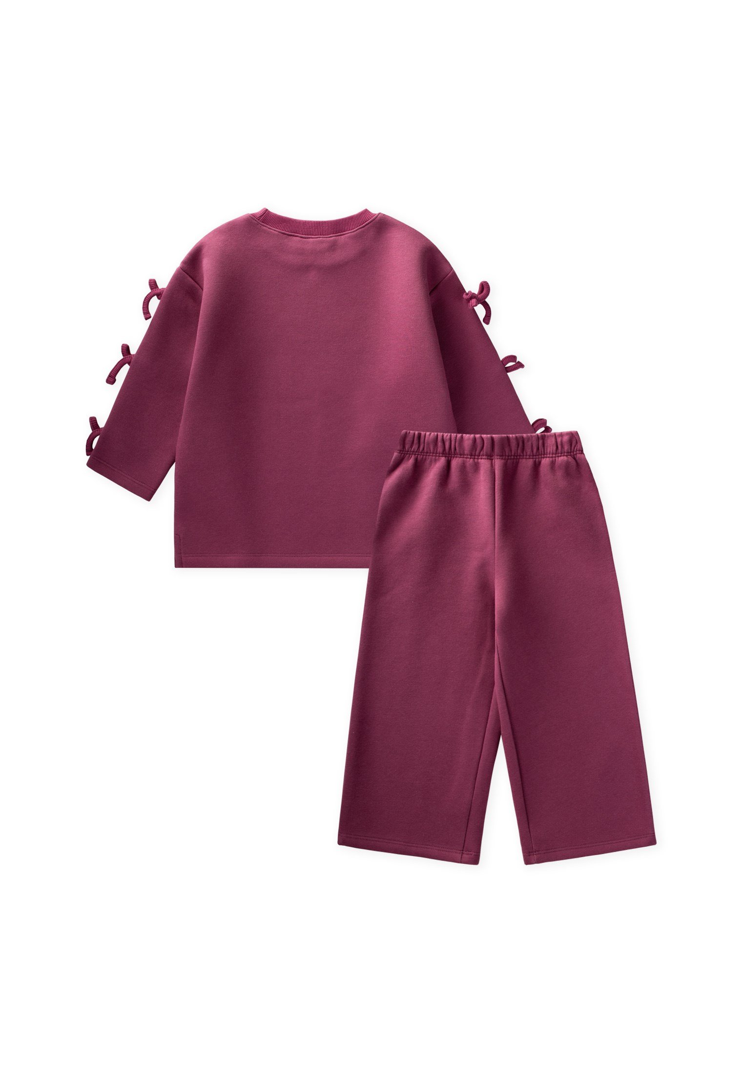 CigitŞardonlu Sweatshirt Takım 2-8 Yaş FUŞYA