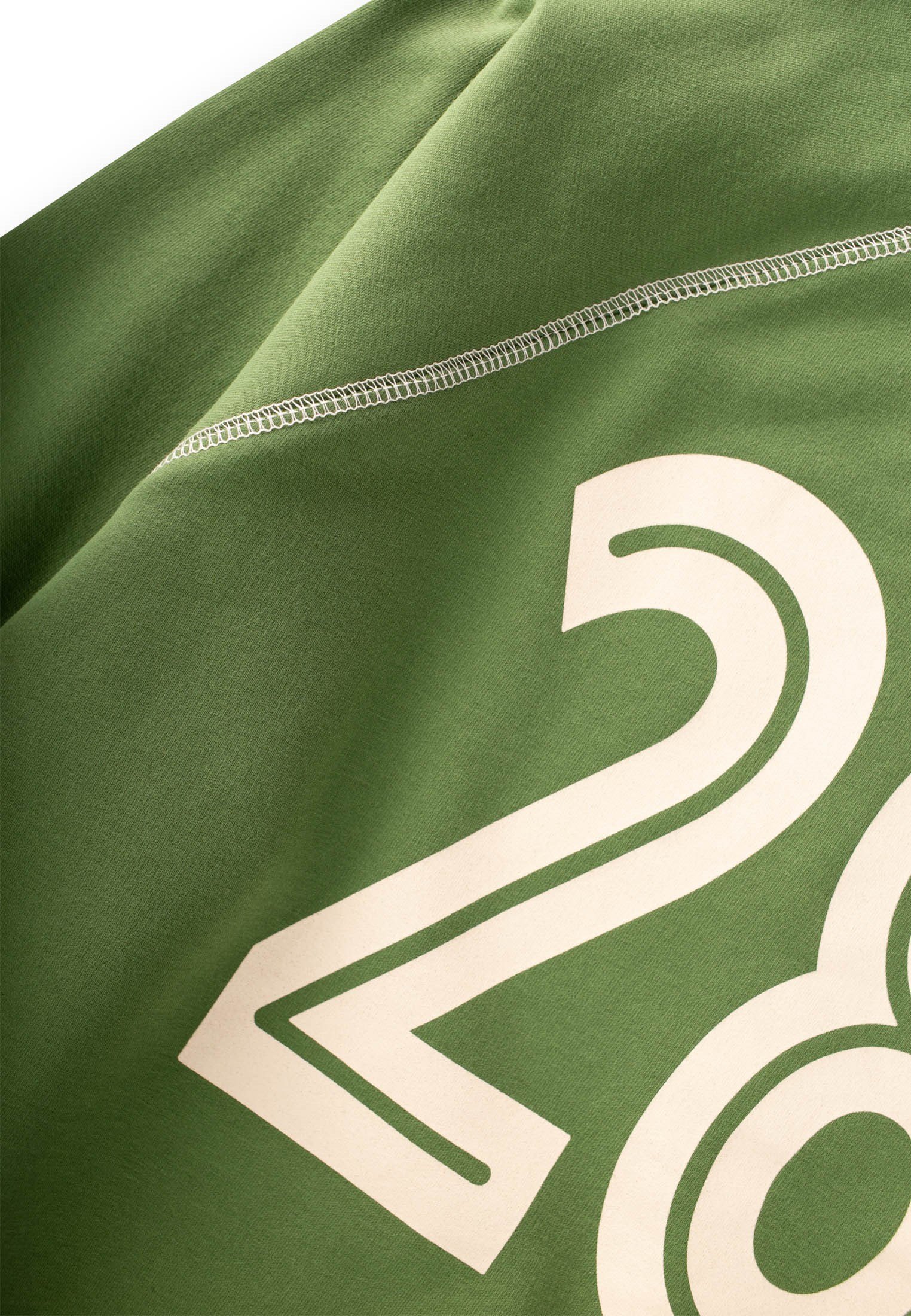 CigitŞardonlu Karyoka Detaylı Baskılı Sweatshirt Takım 2-10 Yaş YAĞ YEŞİLİ