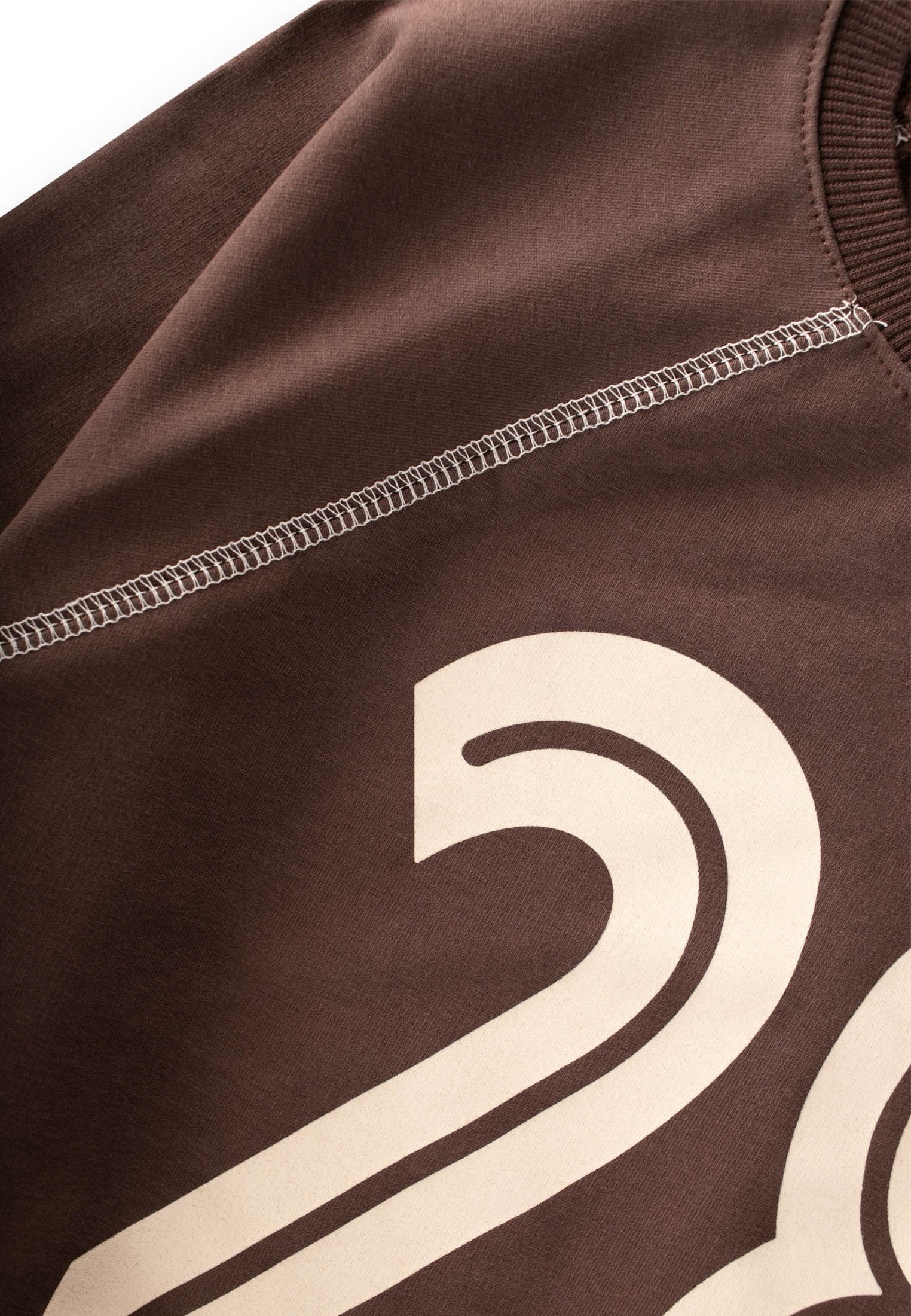 CigitŞardonlu Karyoka Detaylı Baskılı Sweatshirt Takım 2-10 Yaş KAHVERENGİ