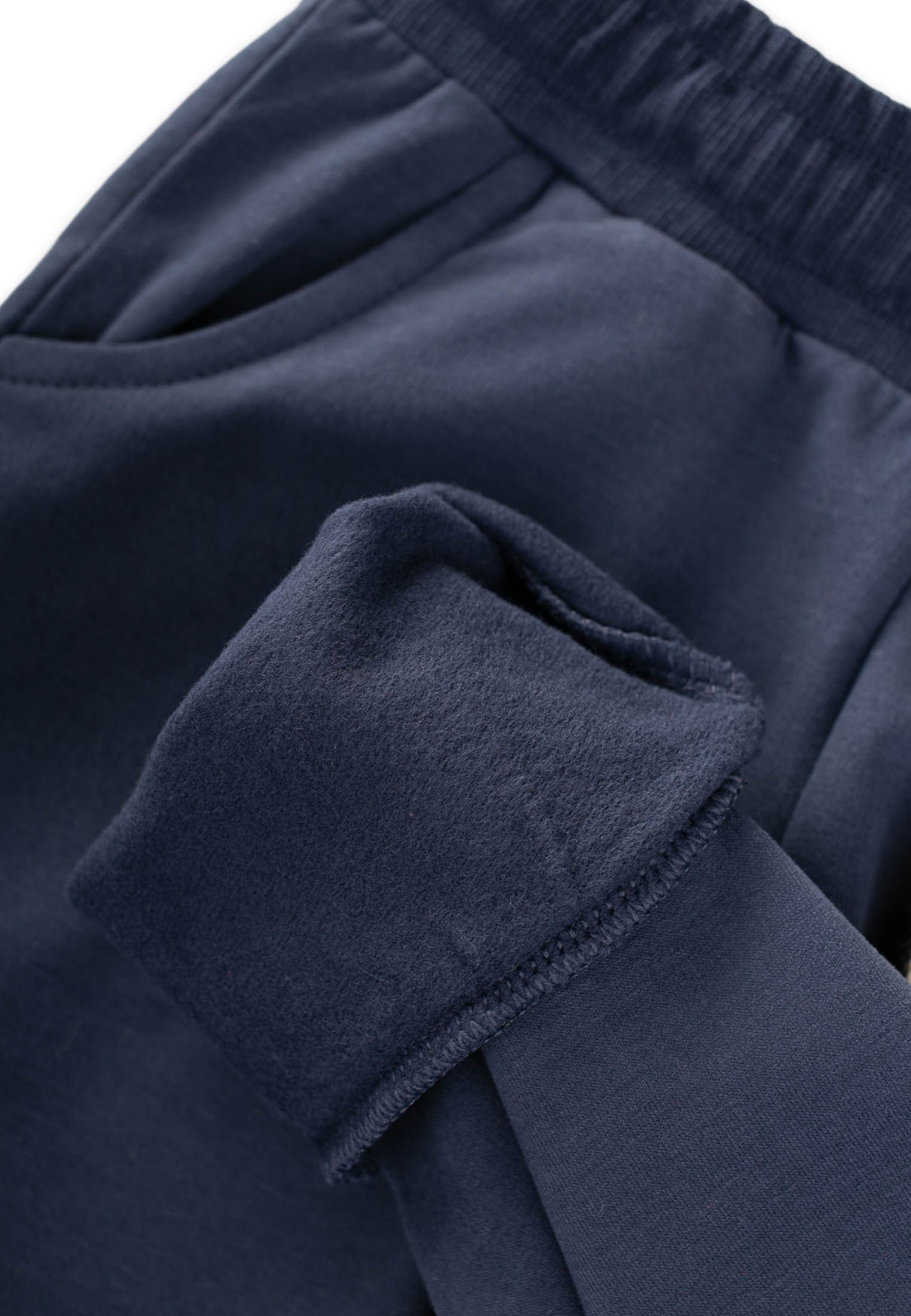 Cigitİçi Şardonlu Garnili Sweatshirt Takım 2-8 Yaş EKRU LACİVERT