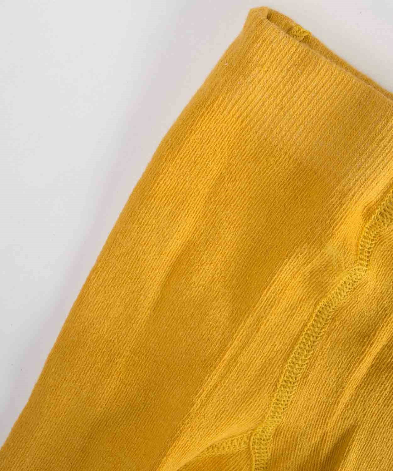 90047-5006CigitÇocuk Düz Külotlu Çorap 1-9 Yaş HARDAL SARI