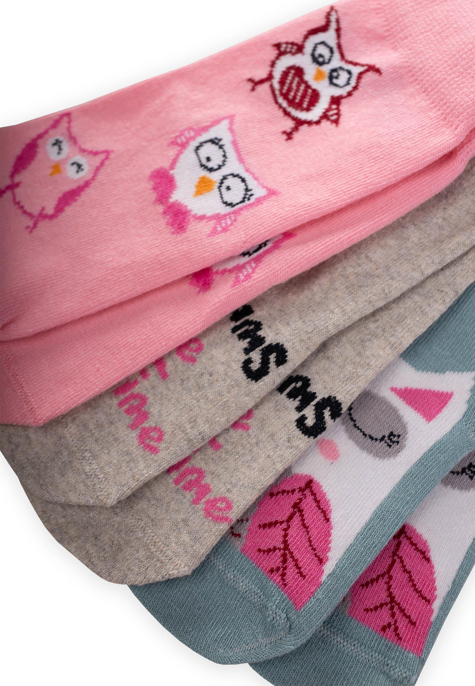 CigitÜçlü Baykuş Soket Çorap 3-10 Yaş Karışık Renkli 1