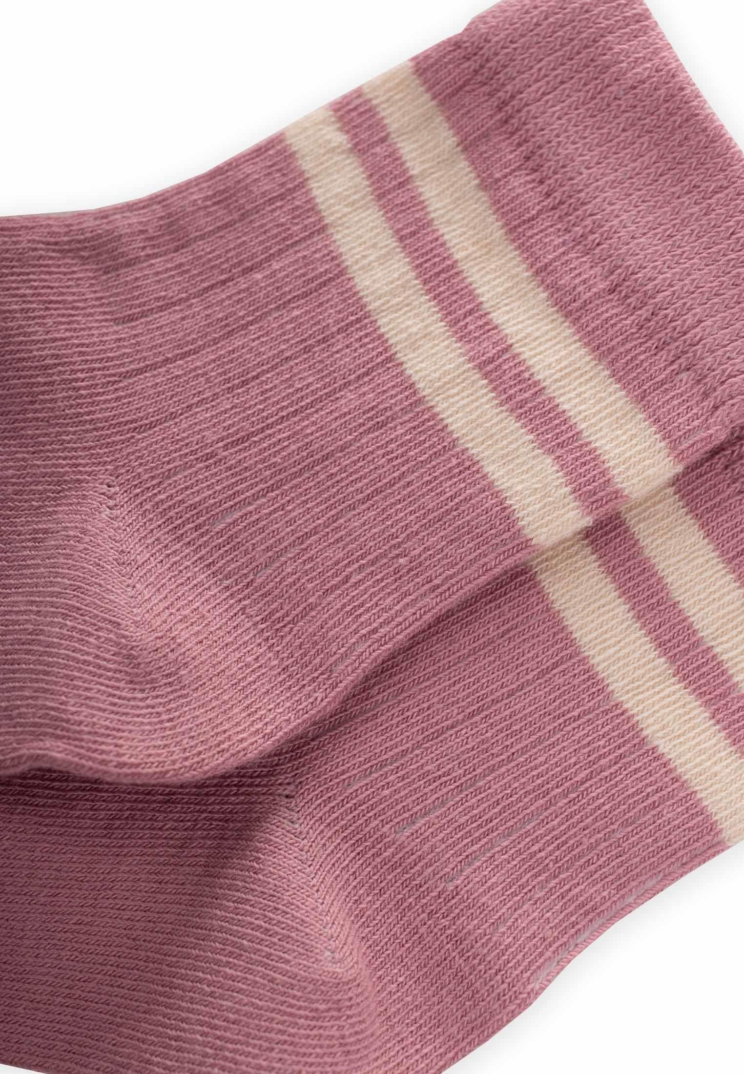 CigitHam Çizgili Soket 3-8 Yaş GÜL KURUSU