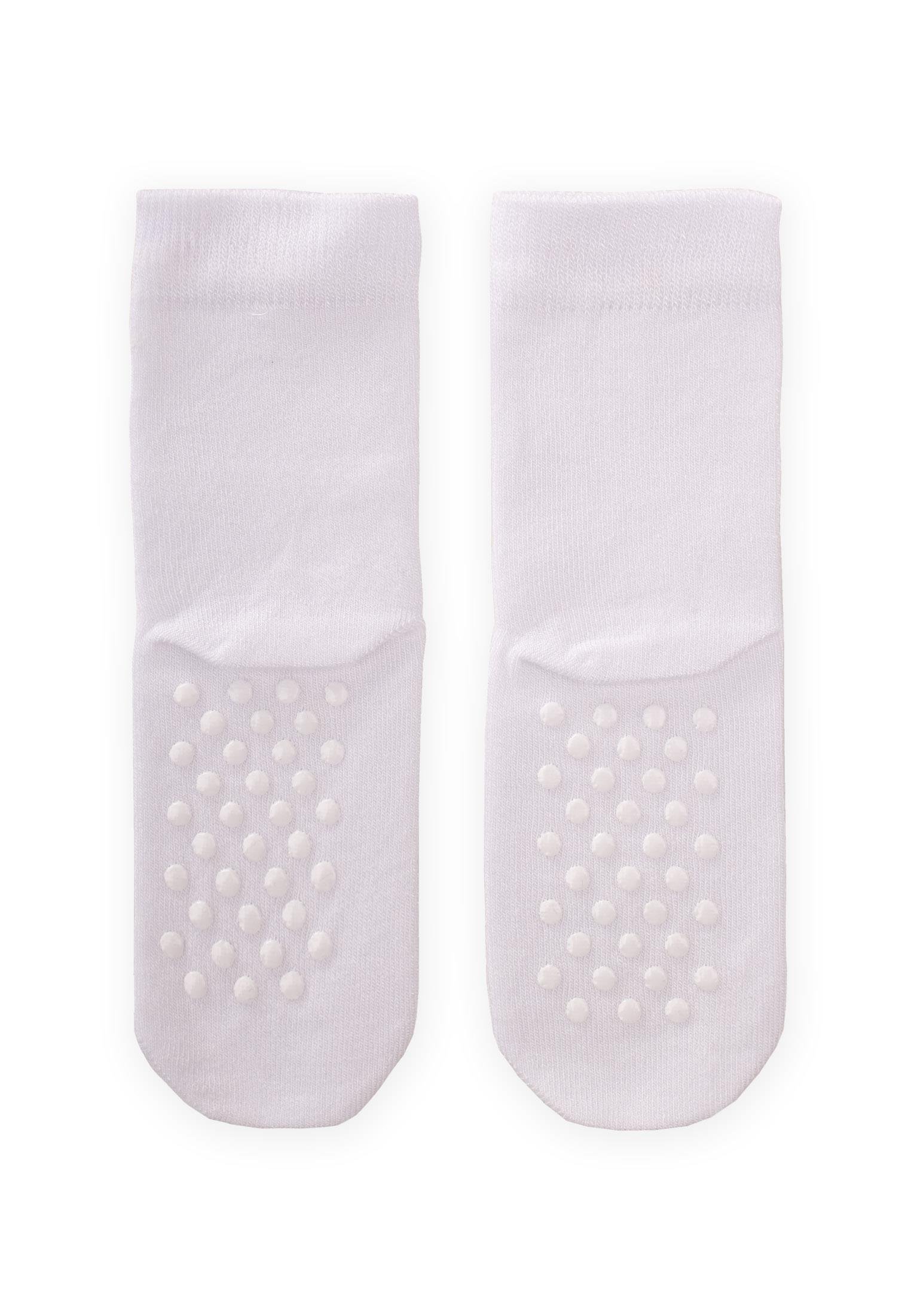 CigitTabanı ABS li Bambu Çocuk Çorabı BEYAZ