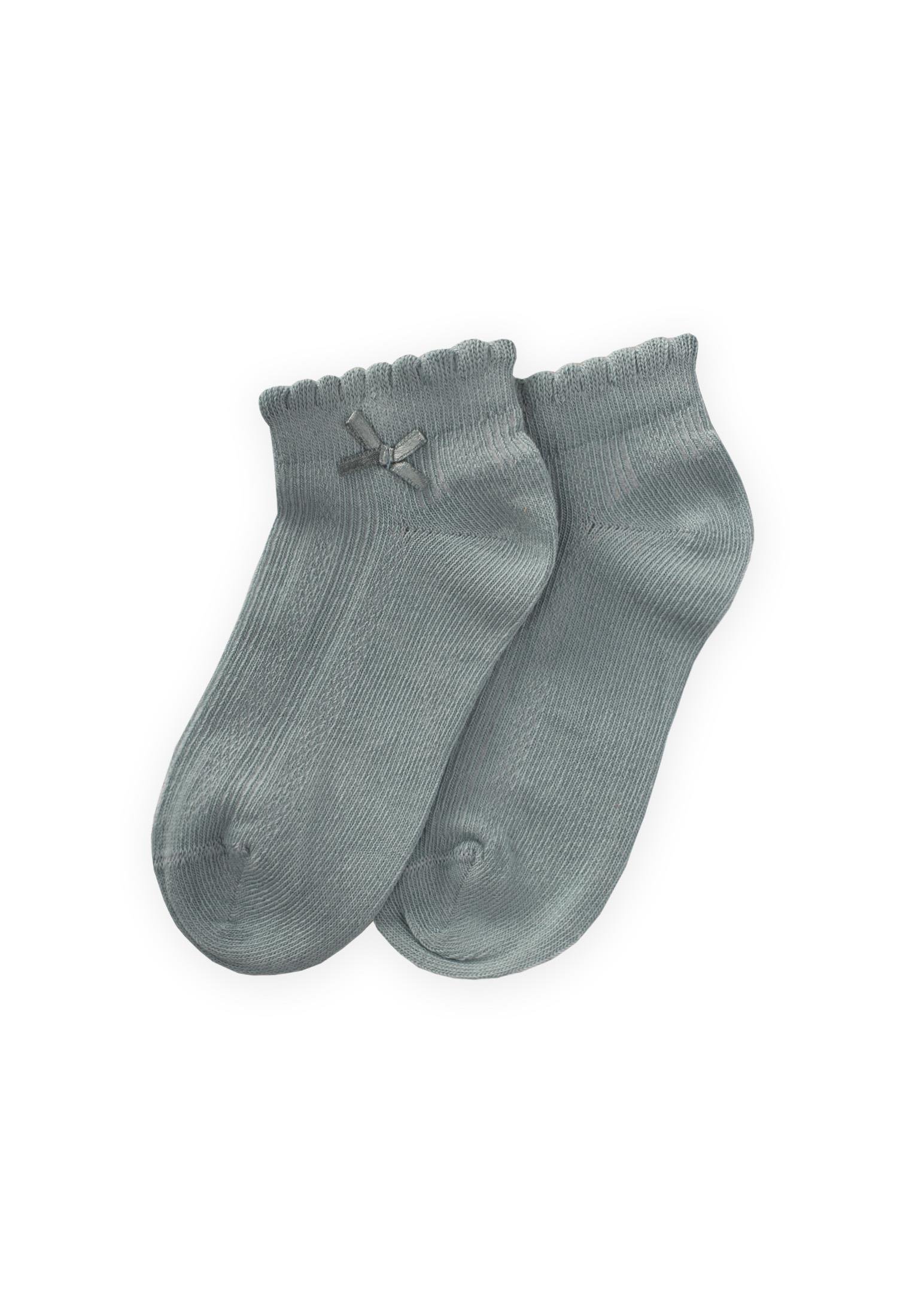 CigitKabartma Fiyoklu Çocuk Patik Çorap 5-12 Yaş MİNT YEŞİLİ