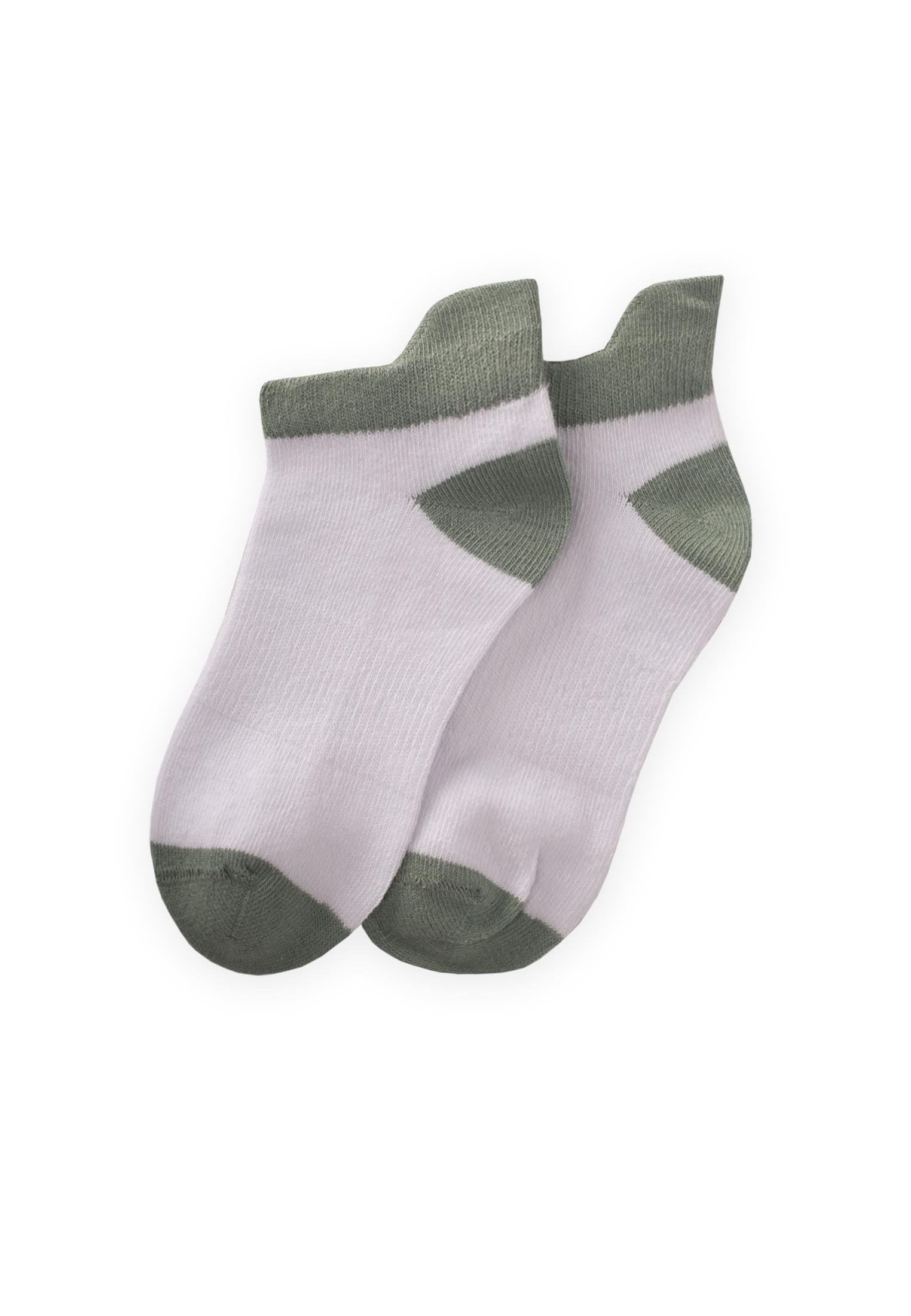 CigitBurnu Topuğu Rekli Çocuk Patik Çorap 5-12 Yaş ÇAĞLA YEŞİLİ