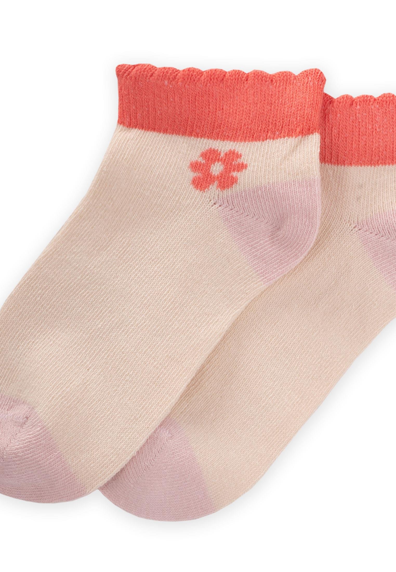 CigitTopuk Burnu Renkli Çocuk Patik Çorabı 5-12 Yaş PUDRA-YAVRUAĞZI