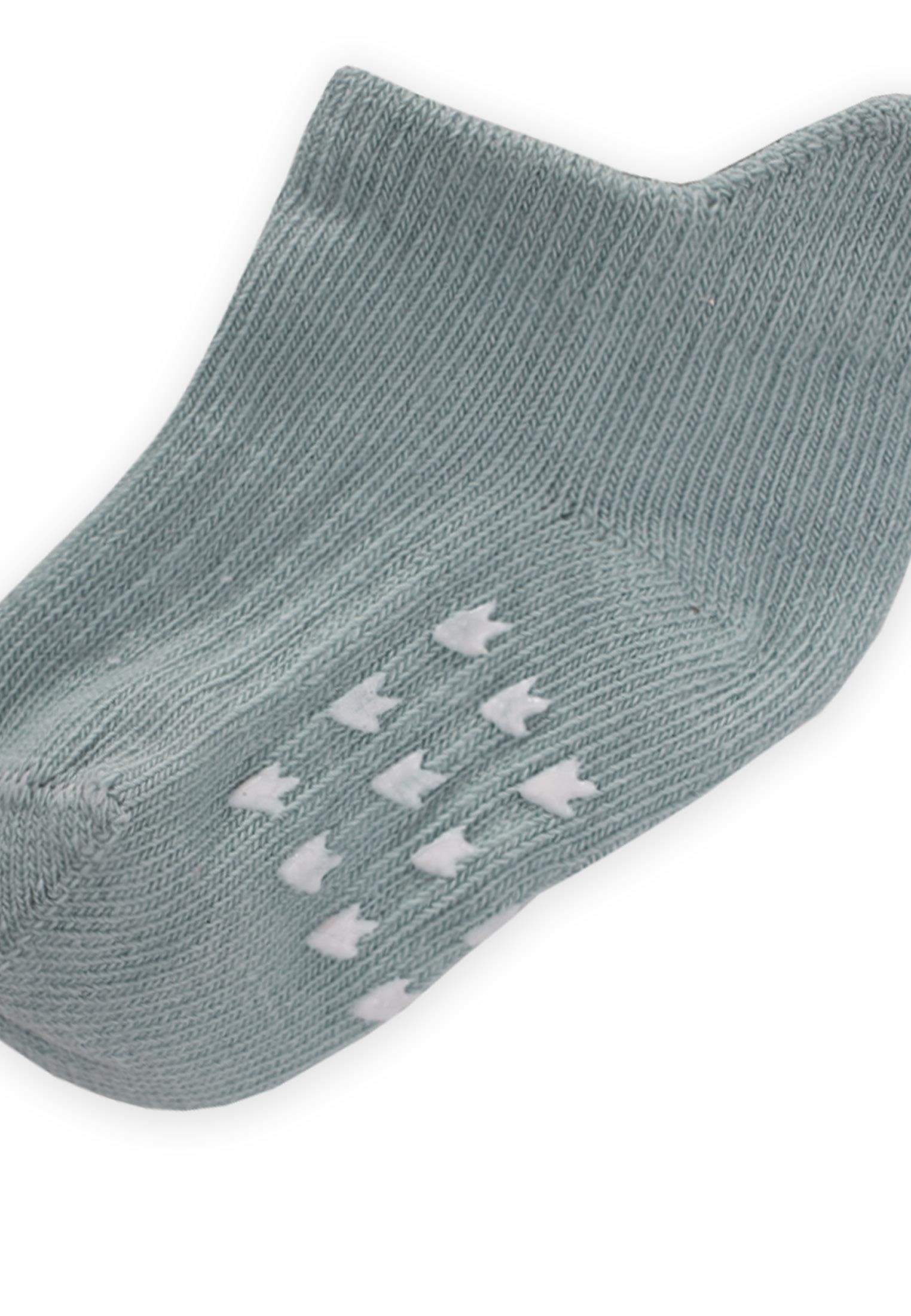 CigitABS Baskılı Bebe Patik Çorabı 0-4 Yaş MİNT YEŞİLİ