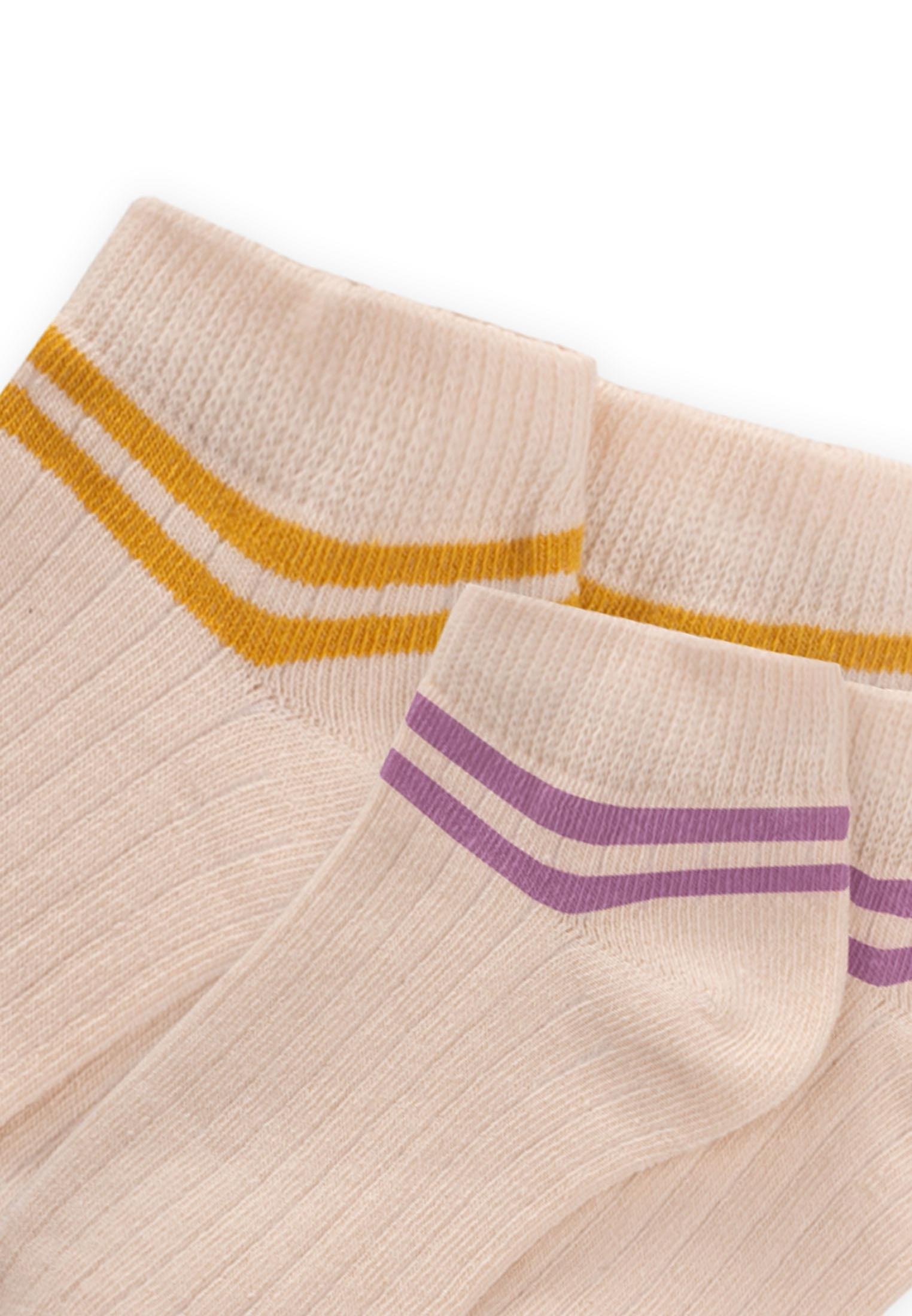 Cigitİkili Çemberli Soket Çorap 3-10 Yaş Hardal,Gülkurusu