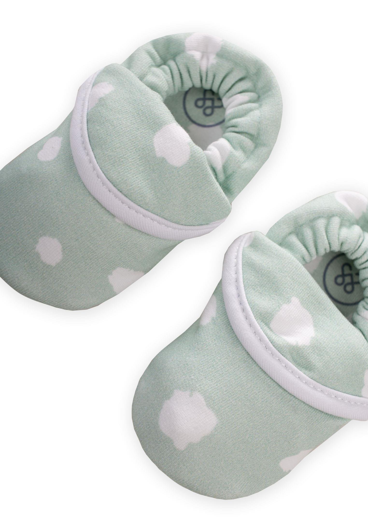 CigitArkası Lastikli Bebe Patik16-23 Ay SU YEŞİLİ