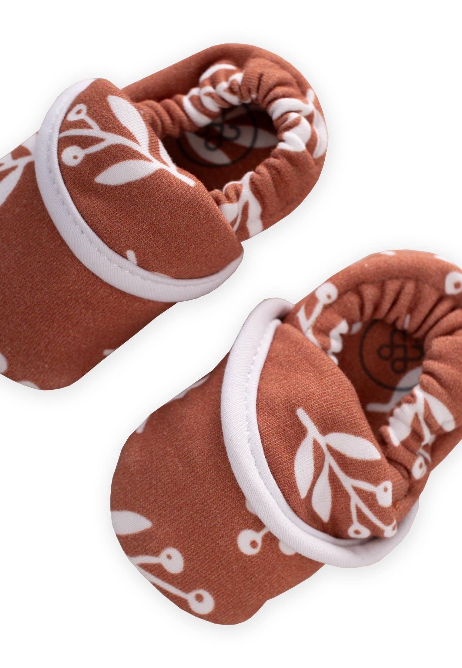 CigitArkası Lastikli Bebe Patik16-23 Ay KAHVE
