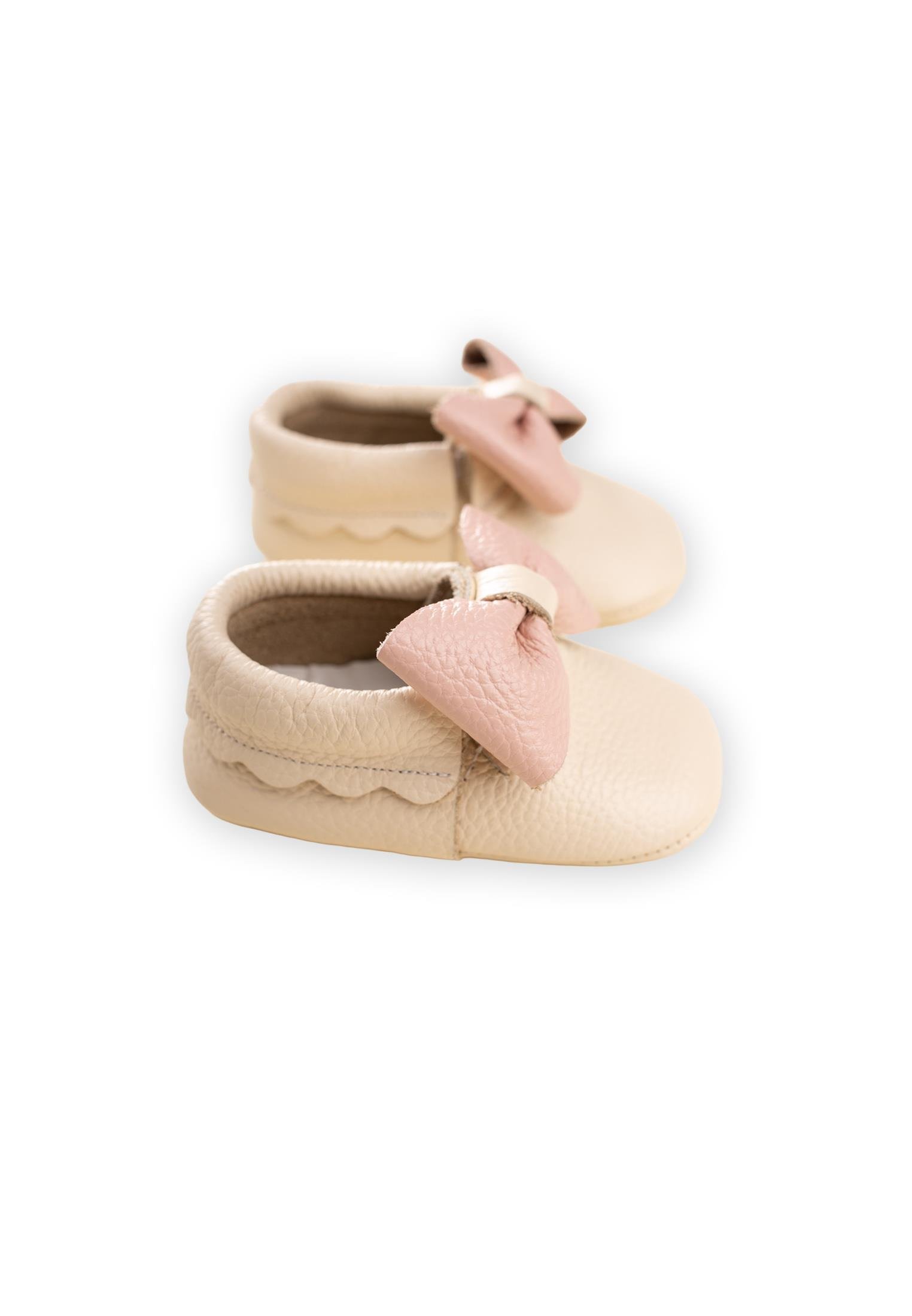 CigitDeri Bebek Ayakkabı 17-21 Numara EKRU PUDRA