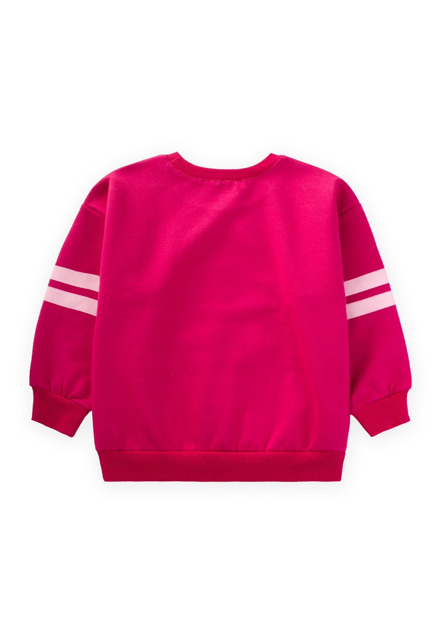 CigitA Baskılı Sweatshirt 2-10 Yaş Fuşya