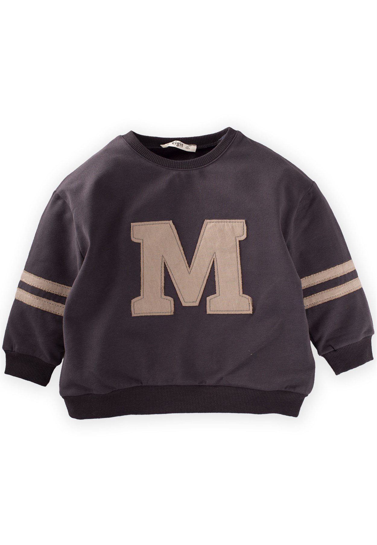81034 - 5038Aplikeli Sweatshirt 3-9 Yaş Antrasit - Fırsat ÜrünüCigitAplikeli Sweatshirt 3-9 Yaş Antrasit