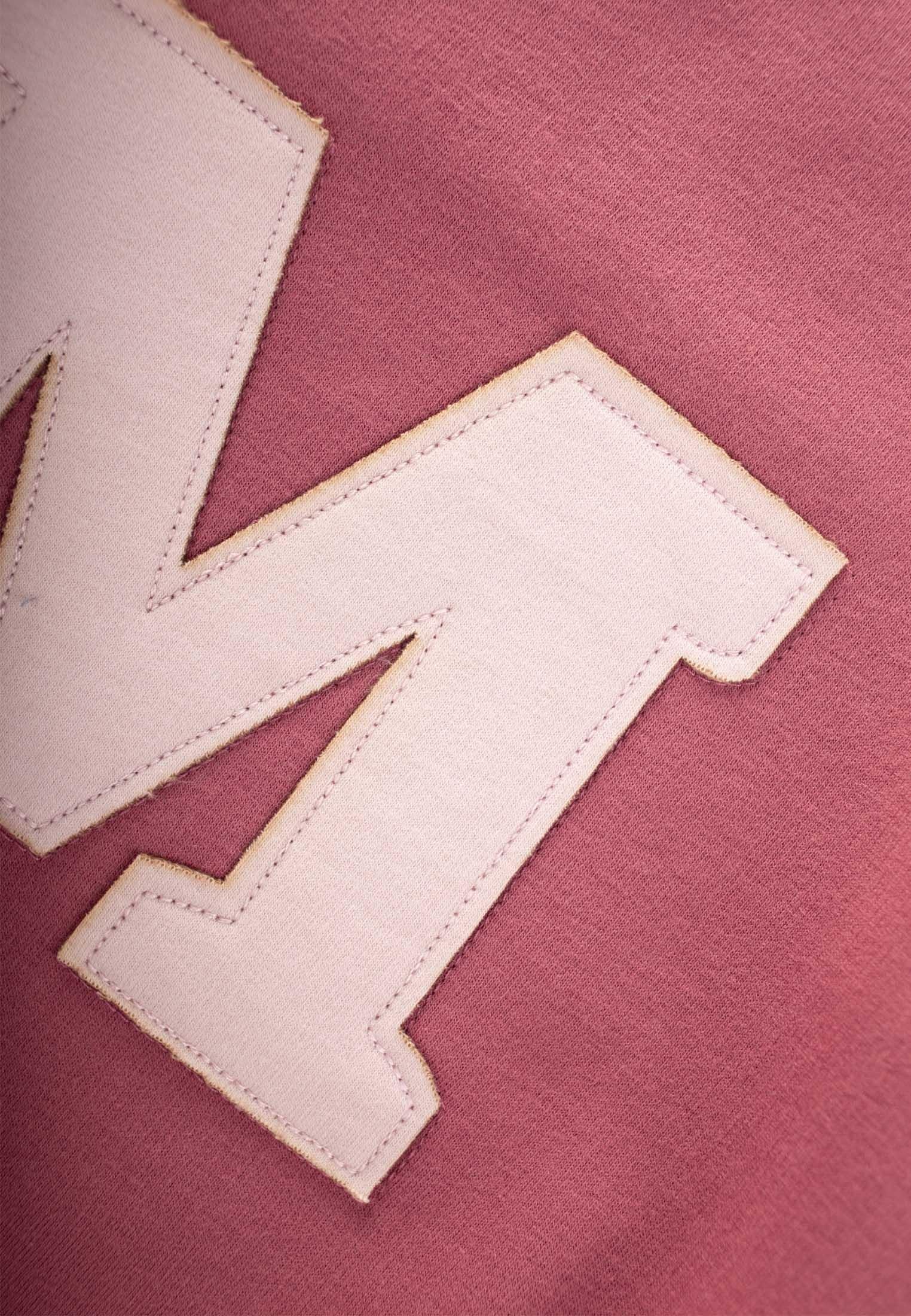 CigitAplikeli Sweatshirt 3-9 Yaş Gül Kurusu