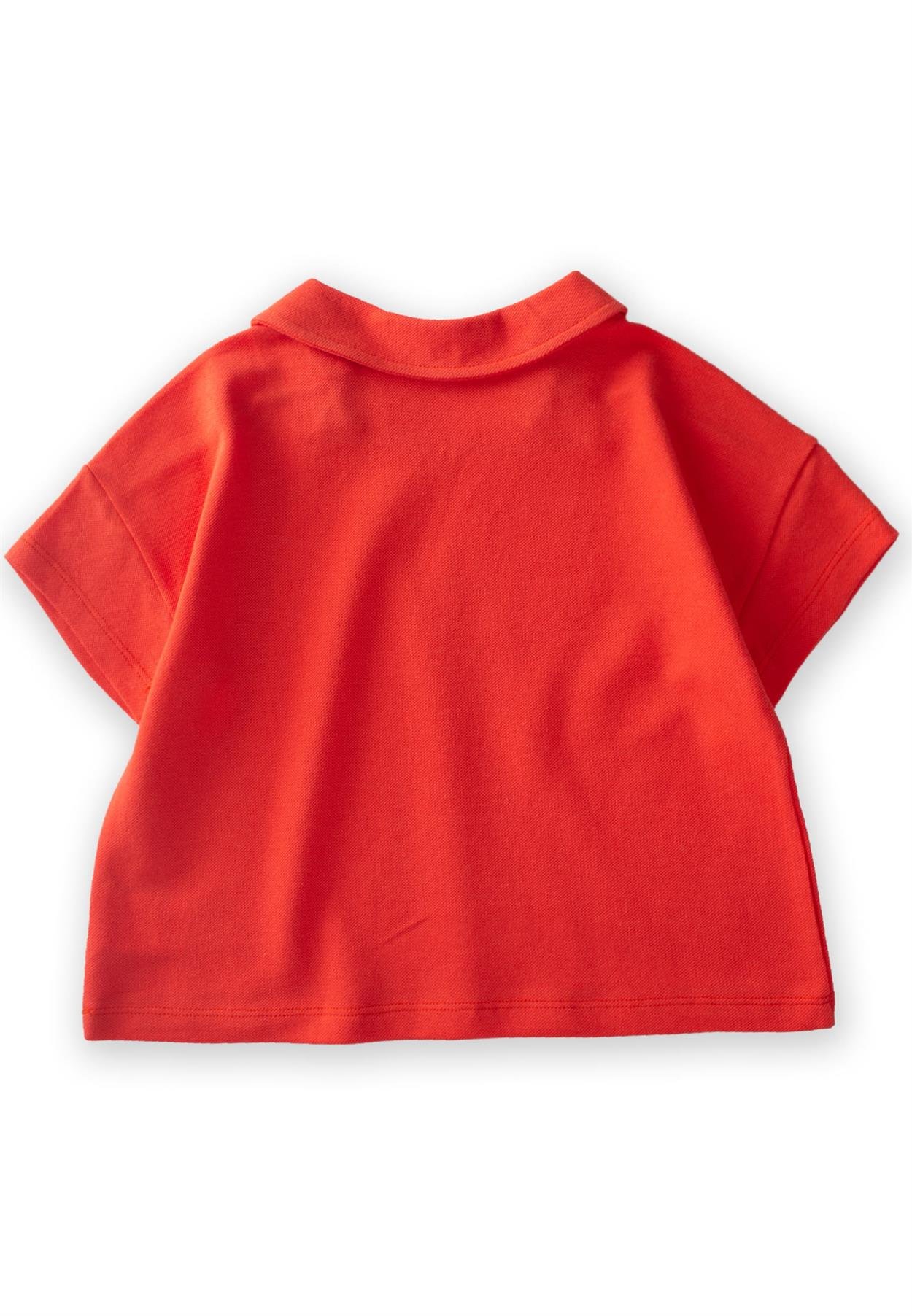 CigitAsimetrik Patlı Lacost 2-7 Yaş KİREMİT