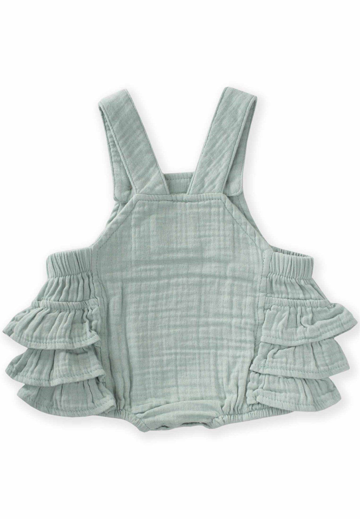 62575 - 5008Askılı Yanları Fırfırlı Zıbın 0-2 Yaş Mint Yeşili  - CigitCigitAskılı Yanları Fırfırlı Zıbın 0-2 Yaş Mint Yeşili