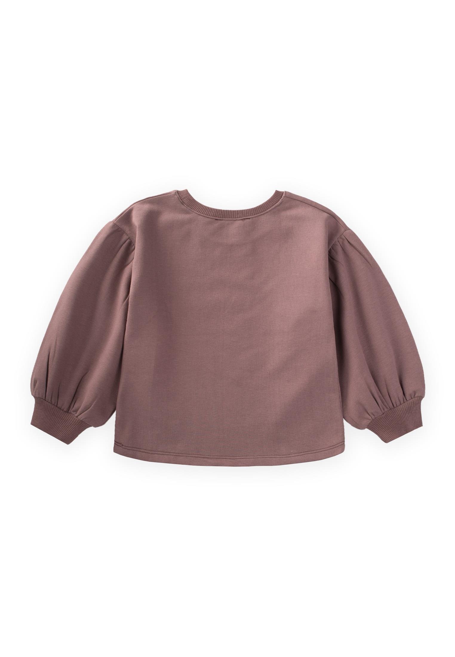 CigitBalon Kollu Kız Sweatshırt 1-7 Yaş MÜRDÜM