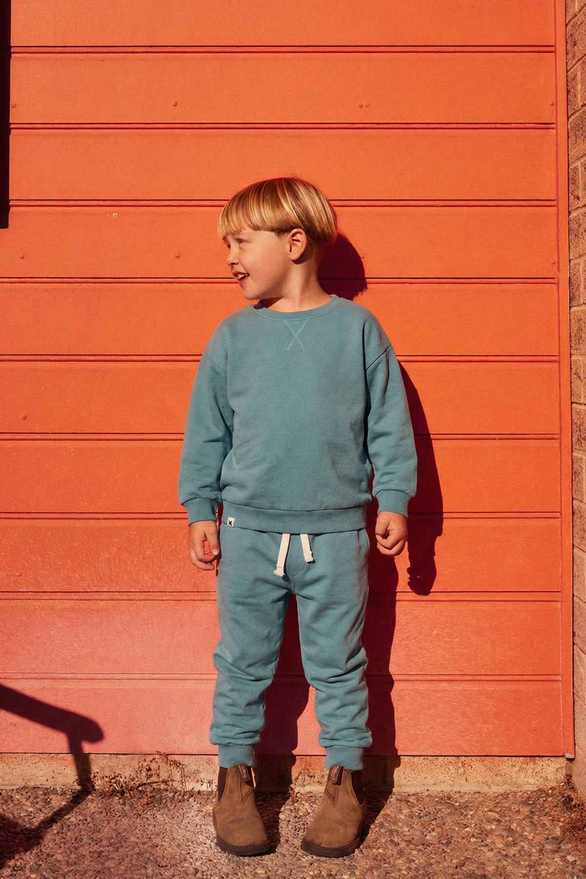 CigitBasic Karyoka Detaylı Sweatshırt Takım 3-8 Yaş Çağla Yeşil